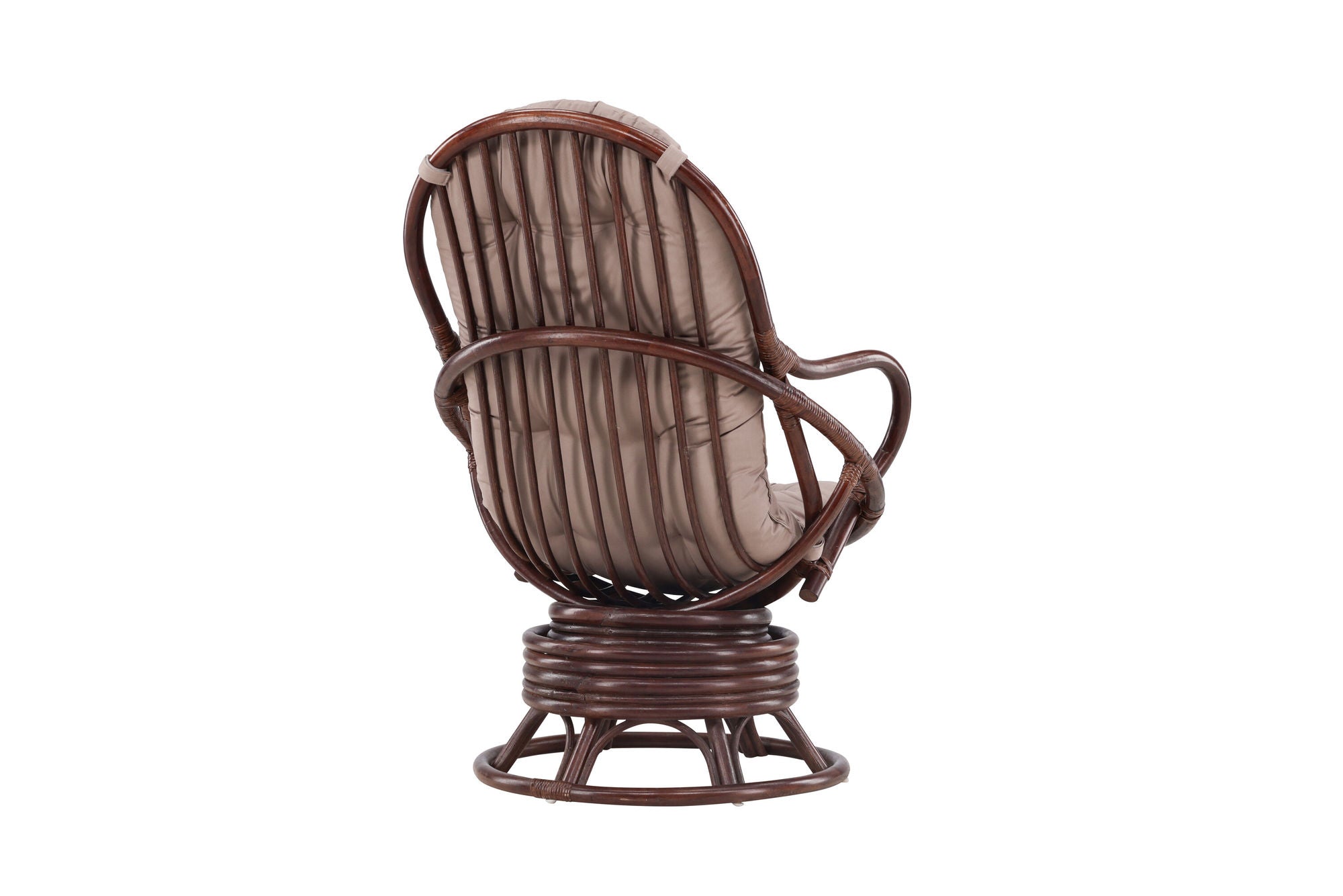 Venture Home Swing Loungechair Rattan - Dark walnut / Beige - Ersätter 1575-102