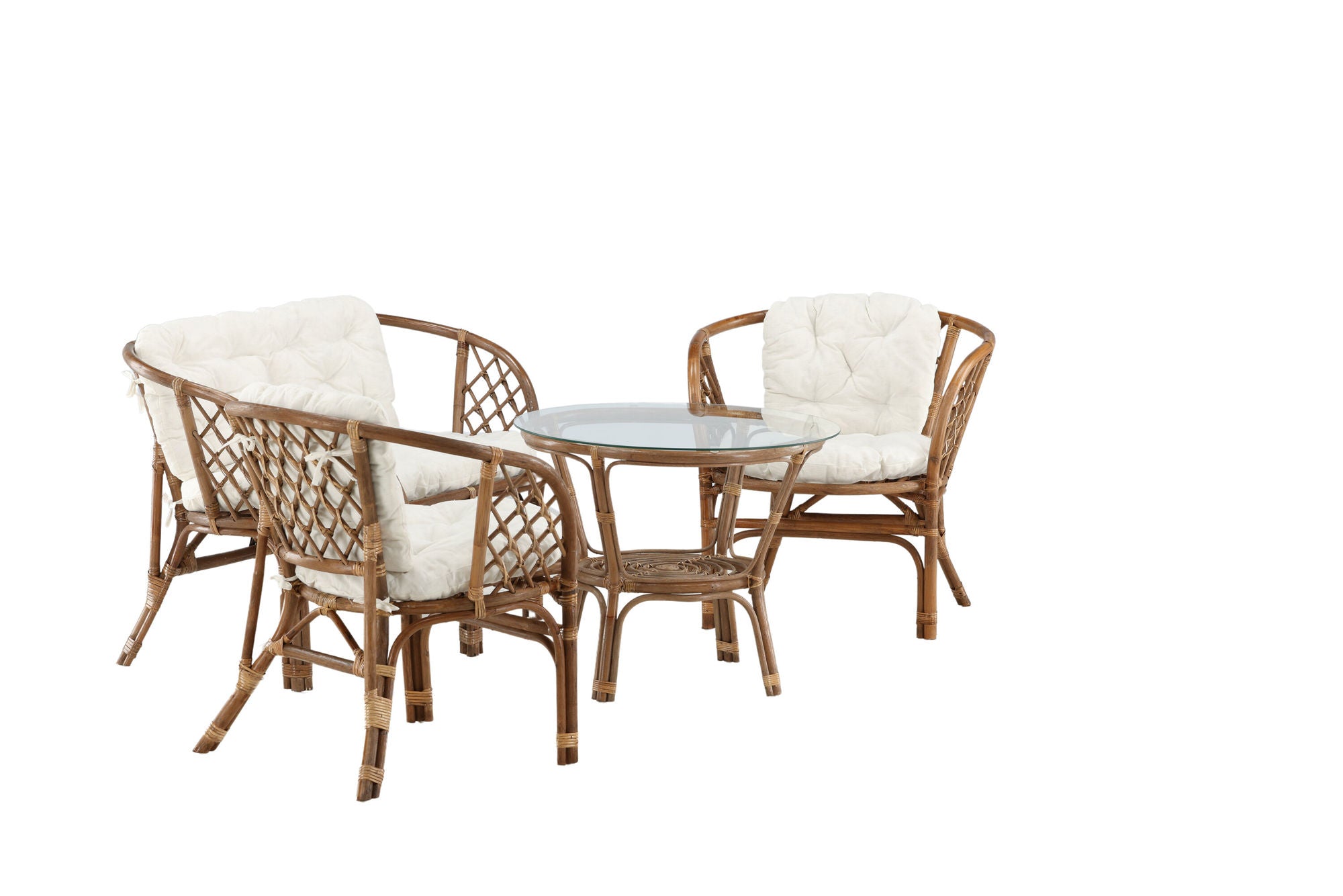Venture Home Wera Lounge set -3+2+ Rattan /Offwhite Cushion - Ersätter 1572-6011