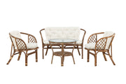 Venture Home Wera Lounge set -3+2+ Rattan /Offwhite Cushion - Ersätter 1572-6011