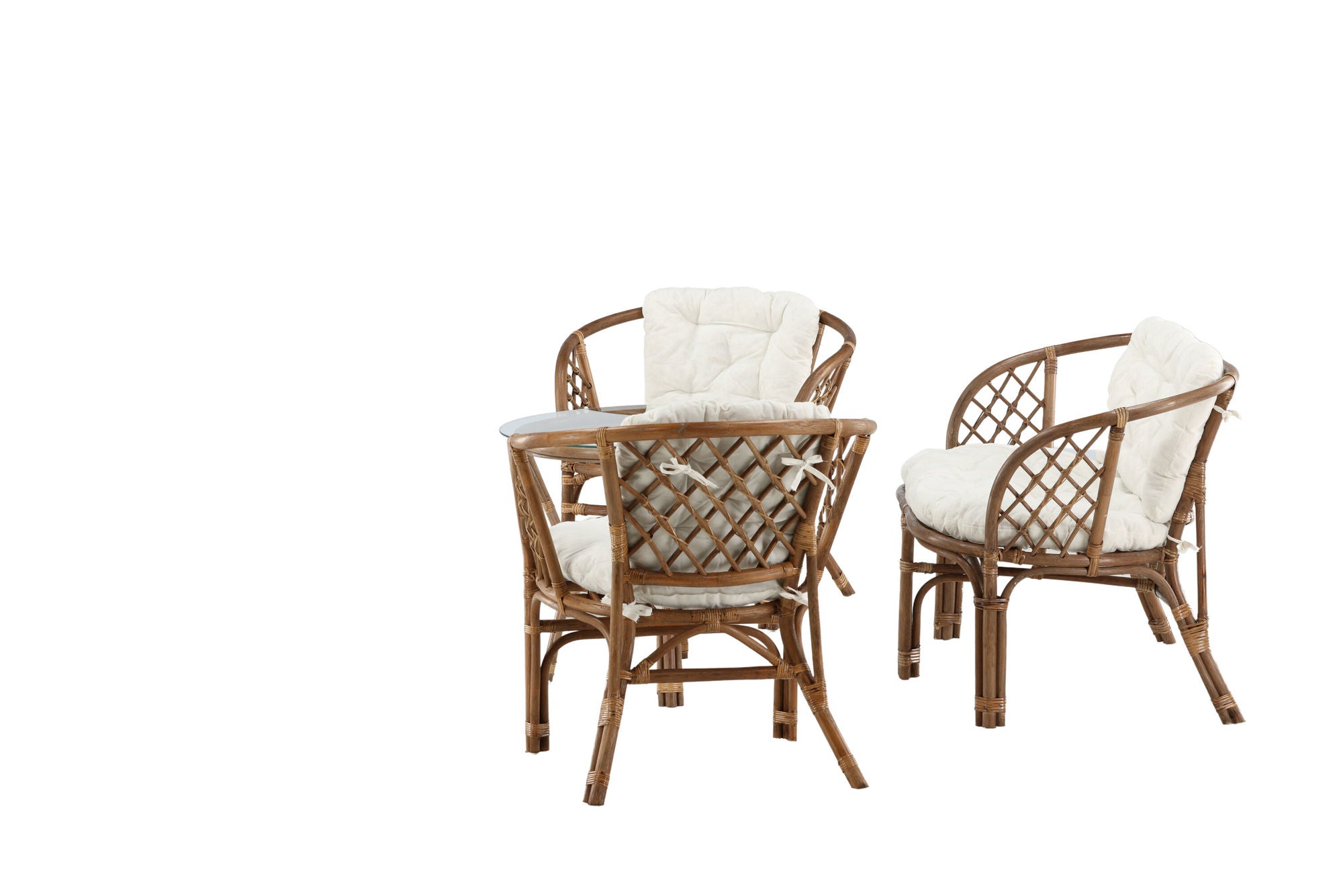 Venture Home Wera Lounge set -3+2+ Rattan /Offwhite Cushion - Ersätter 1572-6011