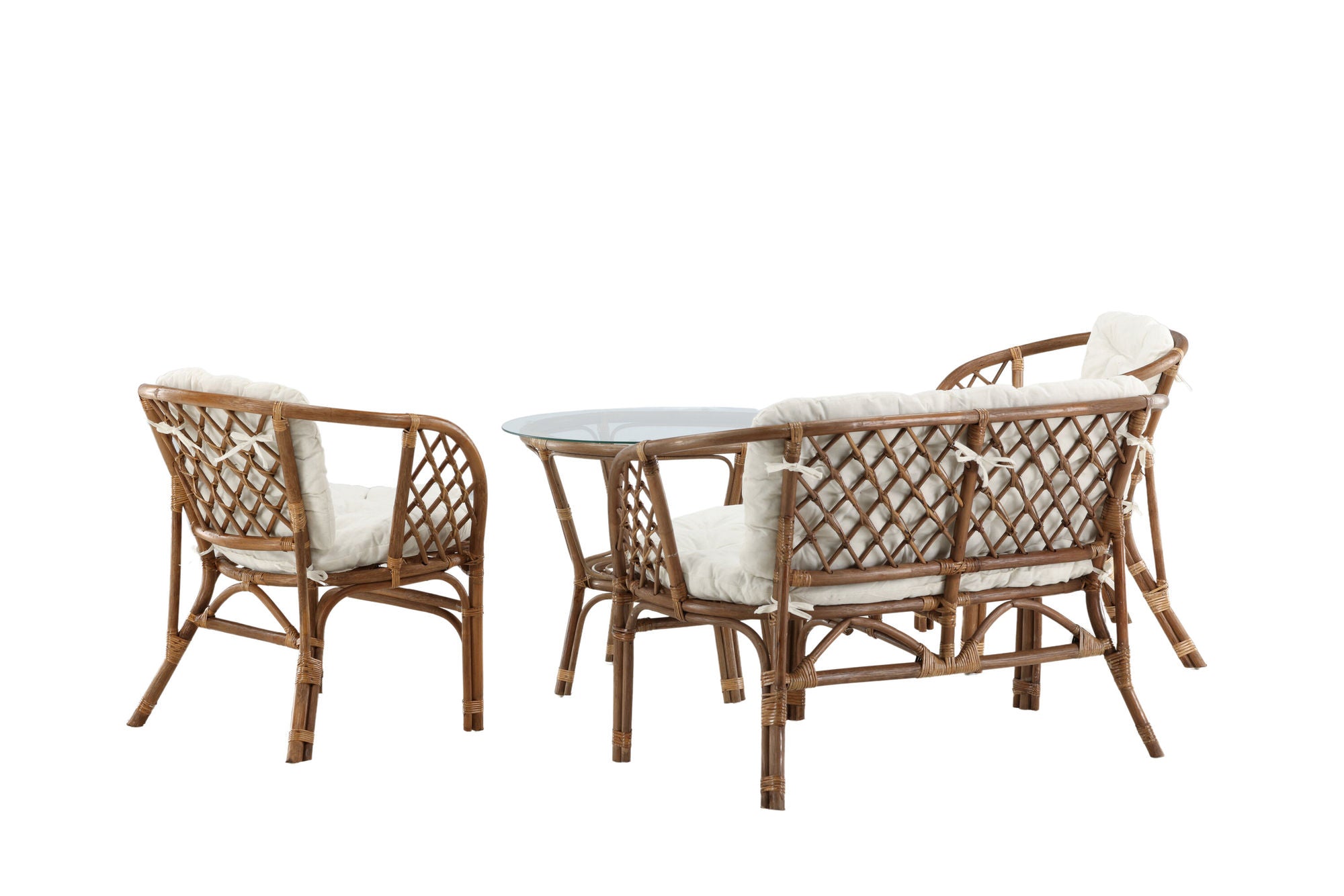 Venture Home Wera Lounge set -3+2+ Rattan /Offwhite Cushion - Ersätter 1572-6011