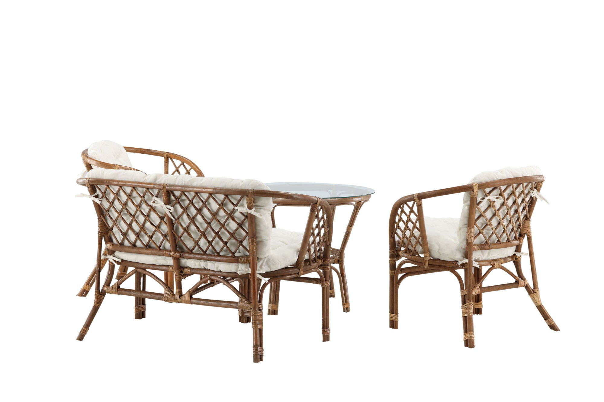Venture Home Wera Lounge set -3+2+ Rattan /Offwhite Cushion - Ersätter 1572-6011