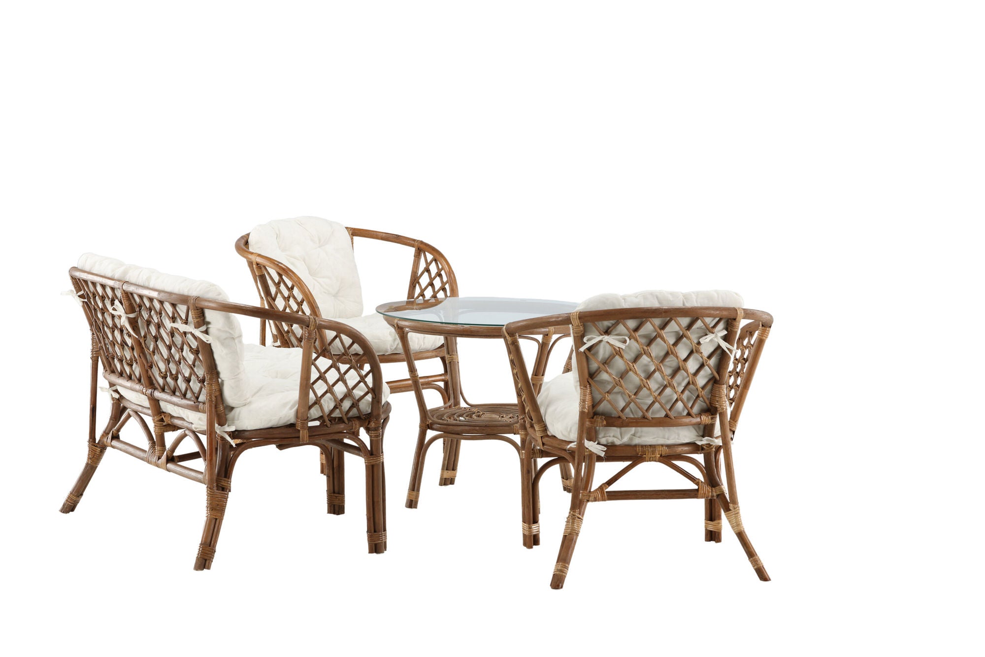 Venture Home Wera Lounge set -3+2+ Rattan /Offwhite Cushion - Ersätter 1572-6011