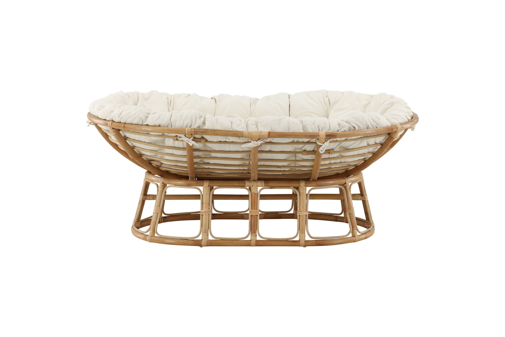 Venture Home Mamasan Rattan Love Seat Nature - Double - Offwhite cushion - Ersätter 2107-101
