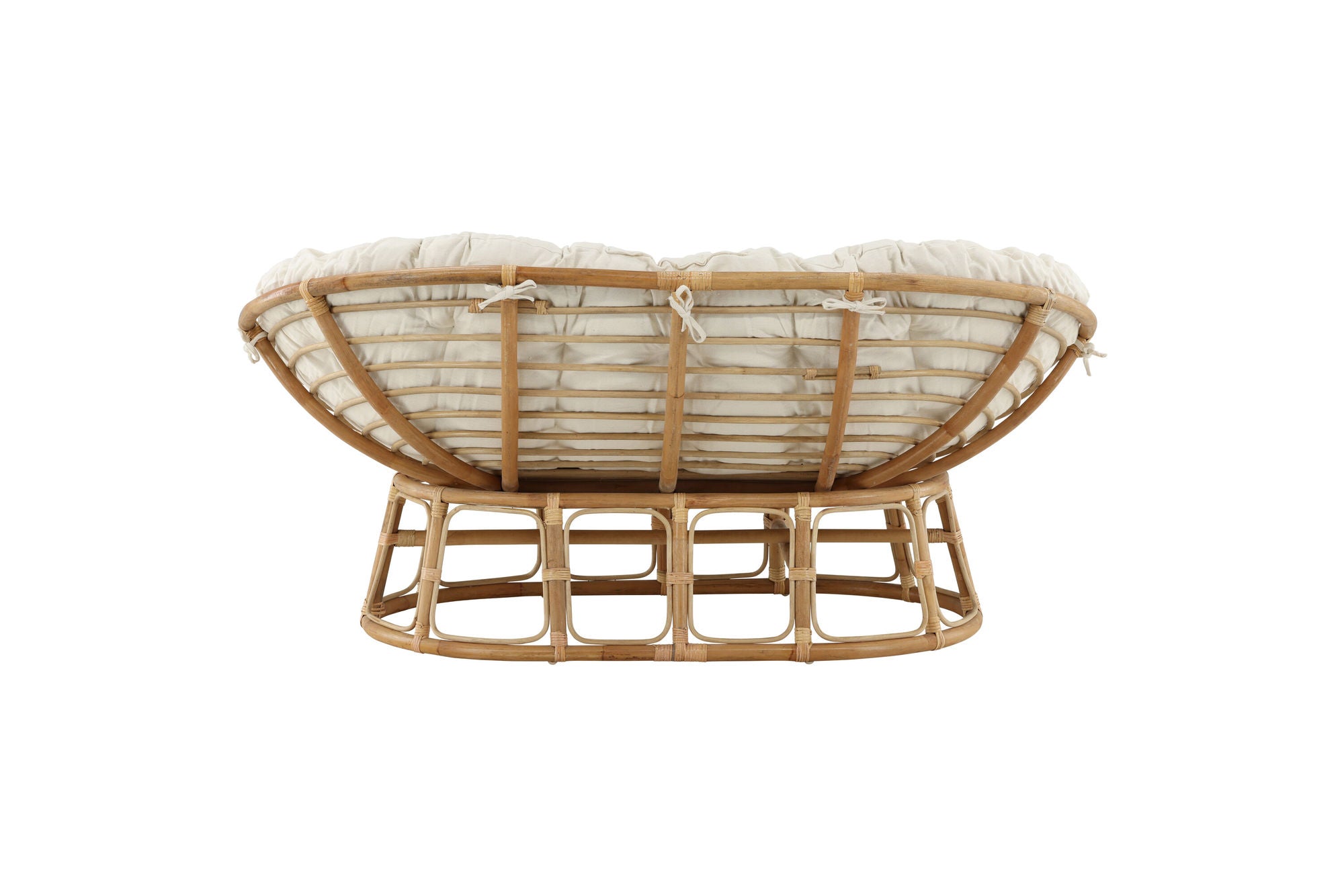 Venture Home Mamasan Rattan Love Seat Nature - Double - Offwhite cushion - Ersätter 2107-101