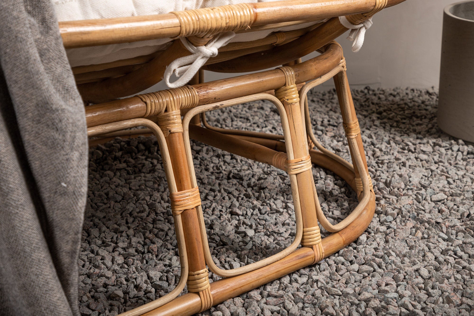 Venture Home Mamasan Rattan Love Seat Nature - Double - Offwhite cushion - Ersätter 2107-101