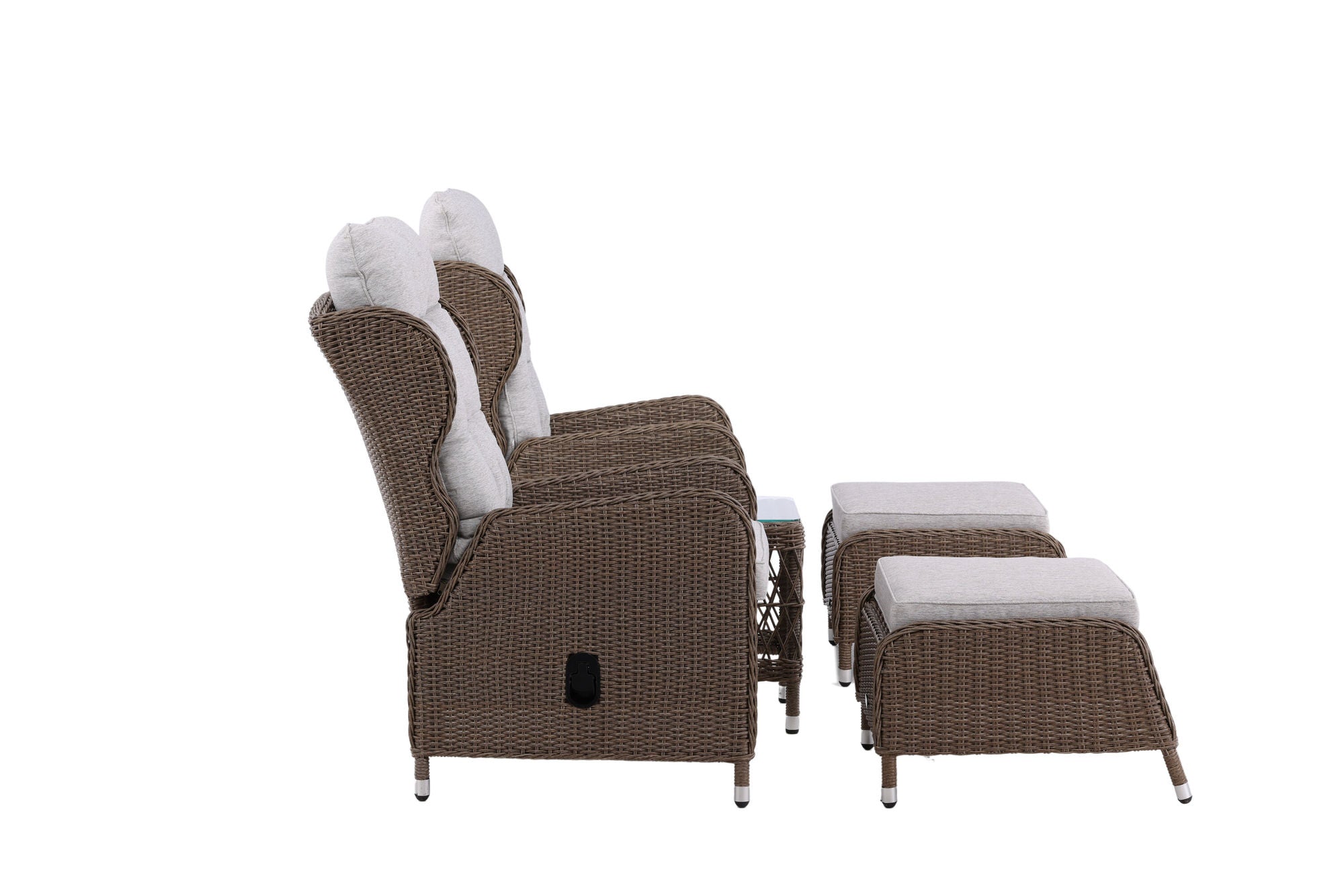 Venture Home Washington Folding Lounge set - Nature/Nature - Ersätter 8192-089