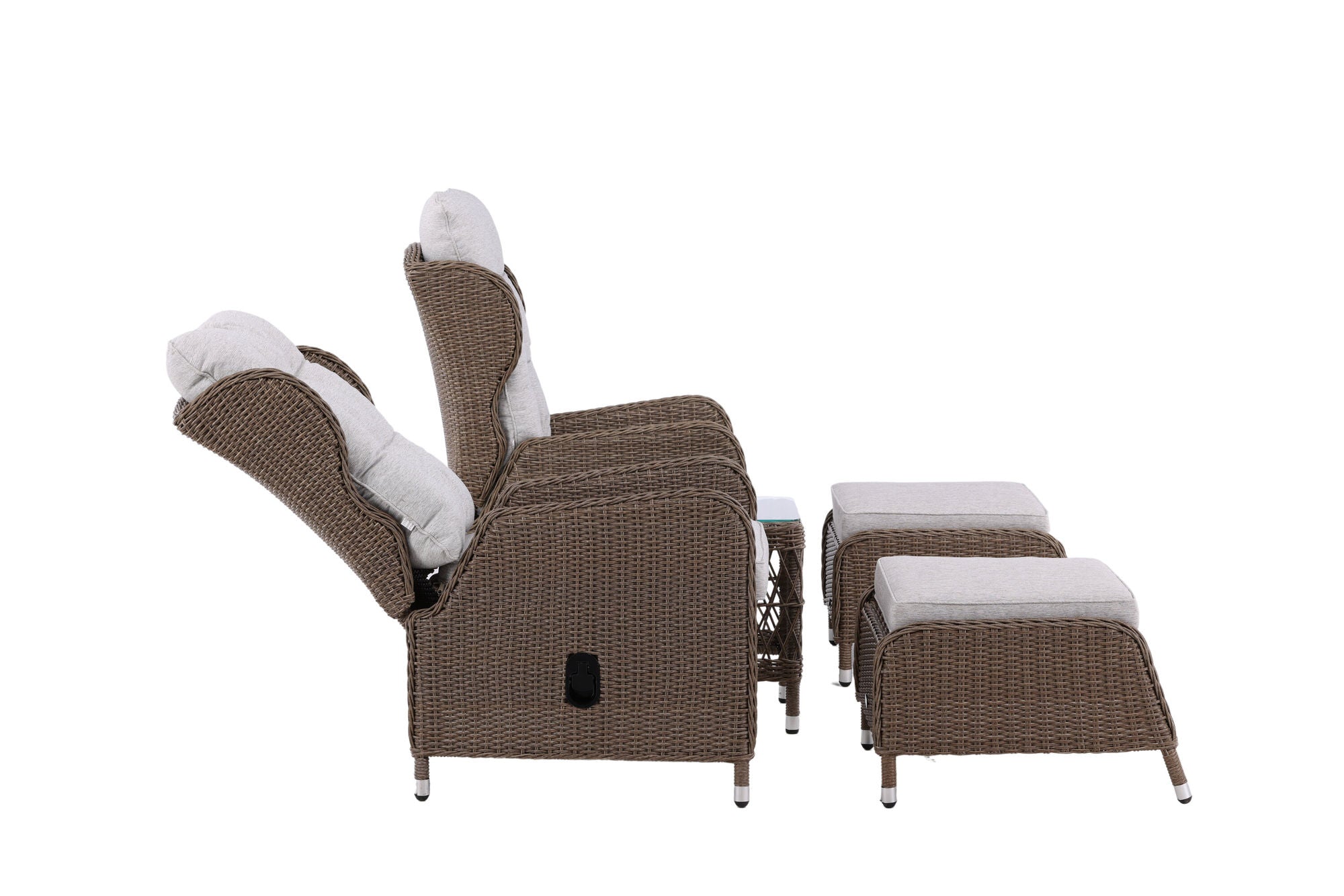 Venture Home Washington Folding Lounge set - Nature/Nature - Ersätter 8192-089