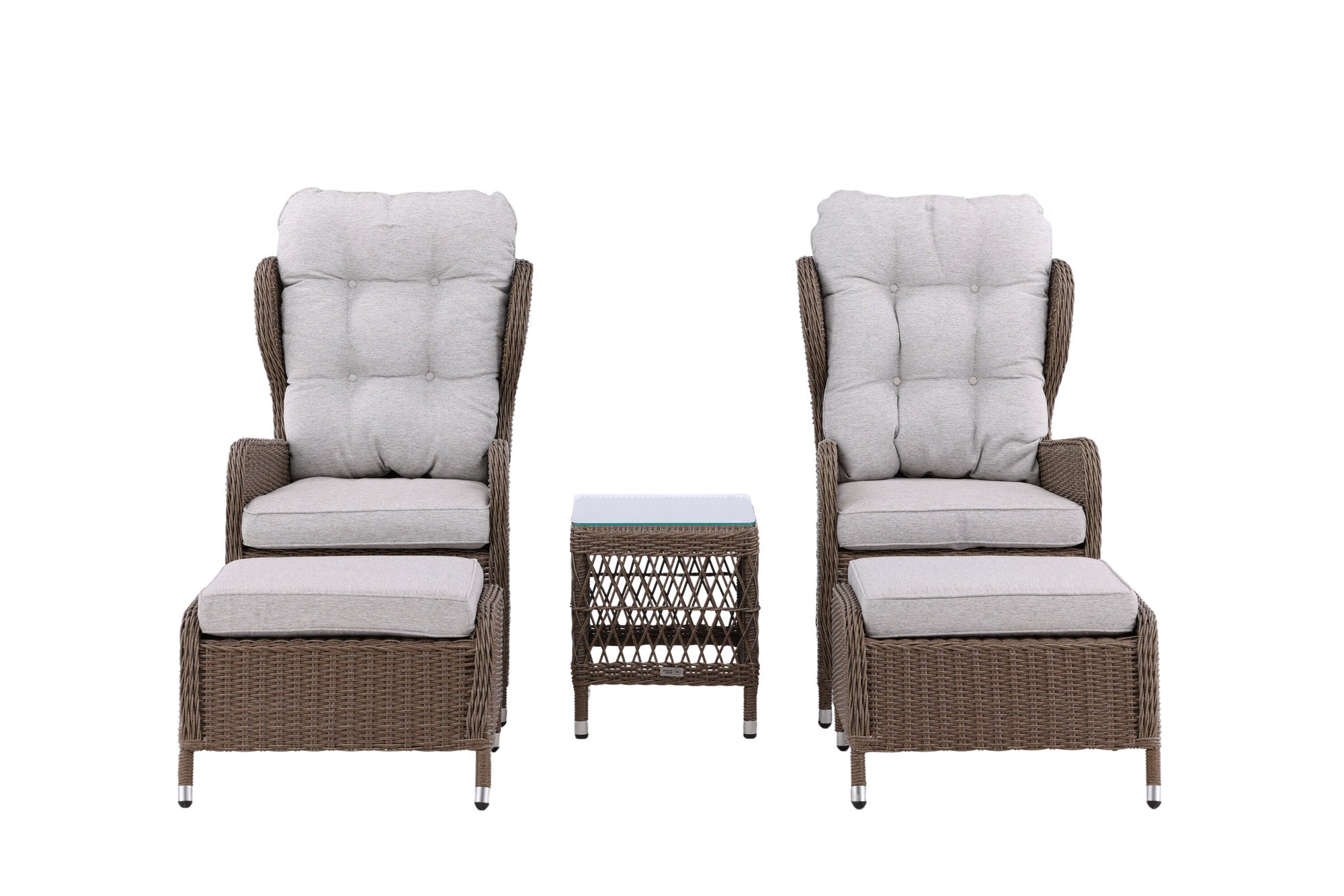 Venture Home Washington Folding Lounge set - Nature/Nature - Ersätter 8192-089