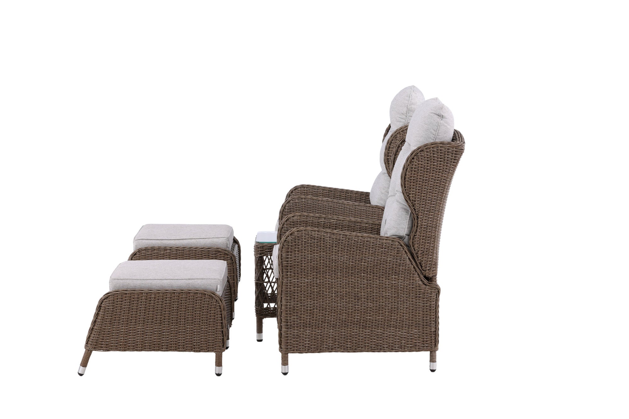 Venture Home Washington Folding Lounge set - Nature/Nature - Ersätter 8192-089