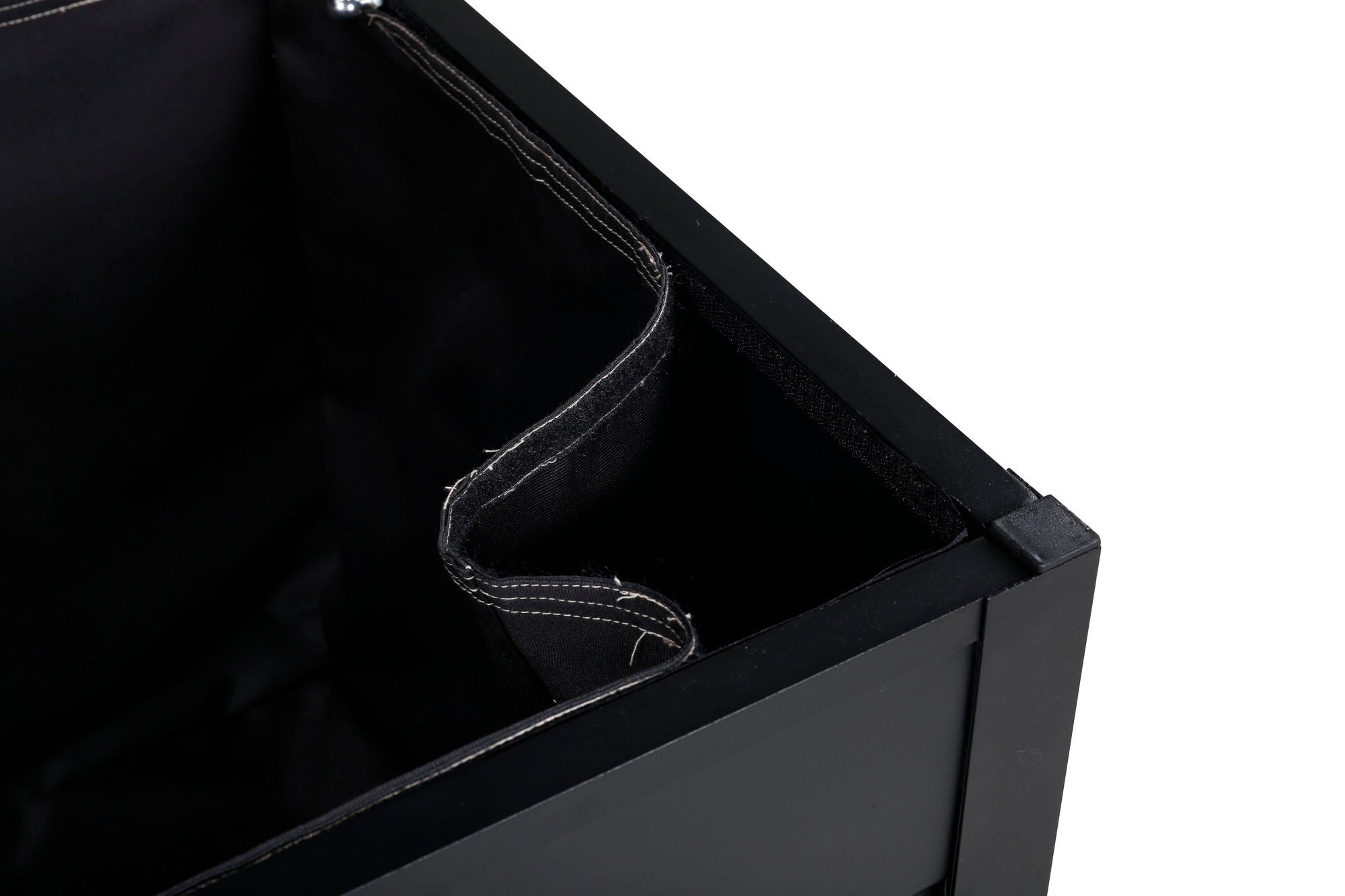 Venture Home Elsa cushion box - black 130*60*60 - Ersätter 1011-408