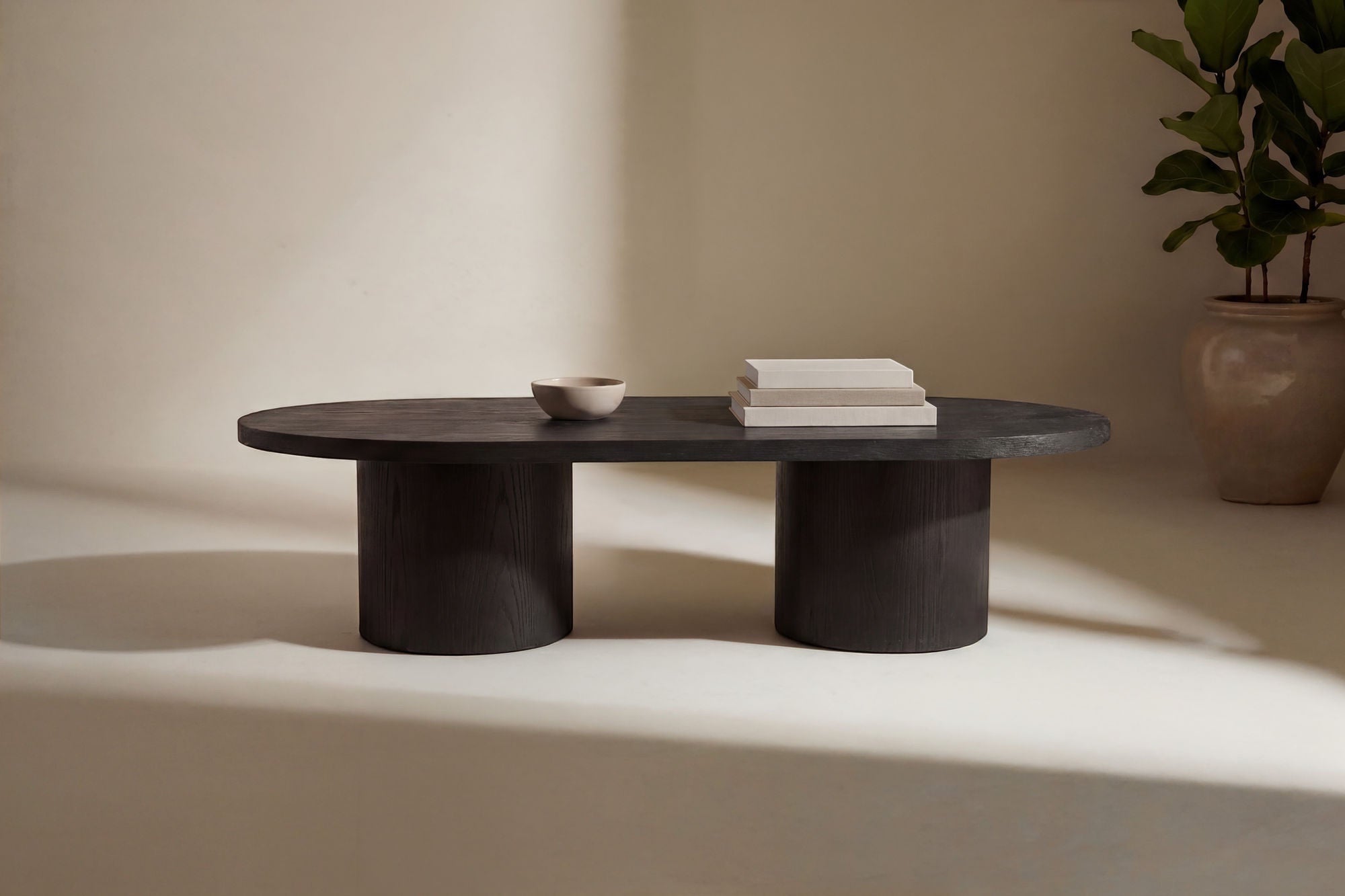Venture Home Narvik Sofa bord 32x120x60 cm - MDF with 3D Paper / Black