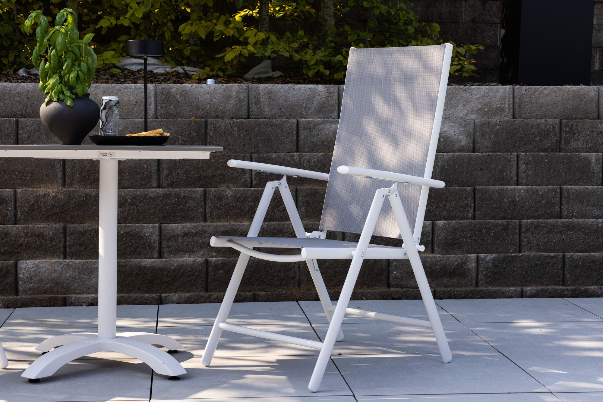 Venture Home Break 5:pos stol 2-pack - White/Grey
