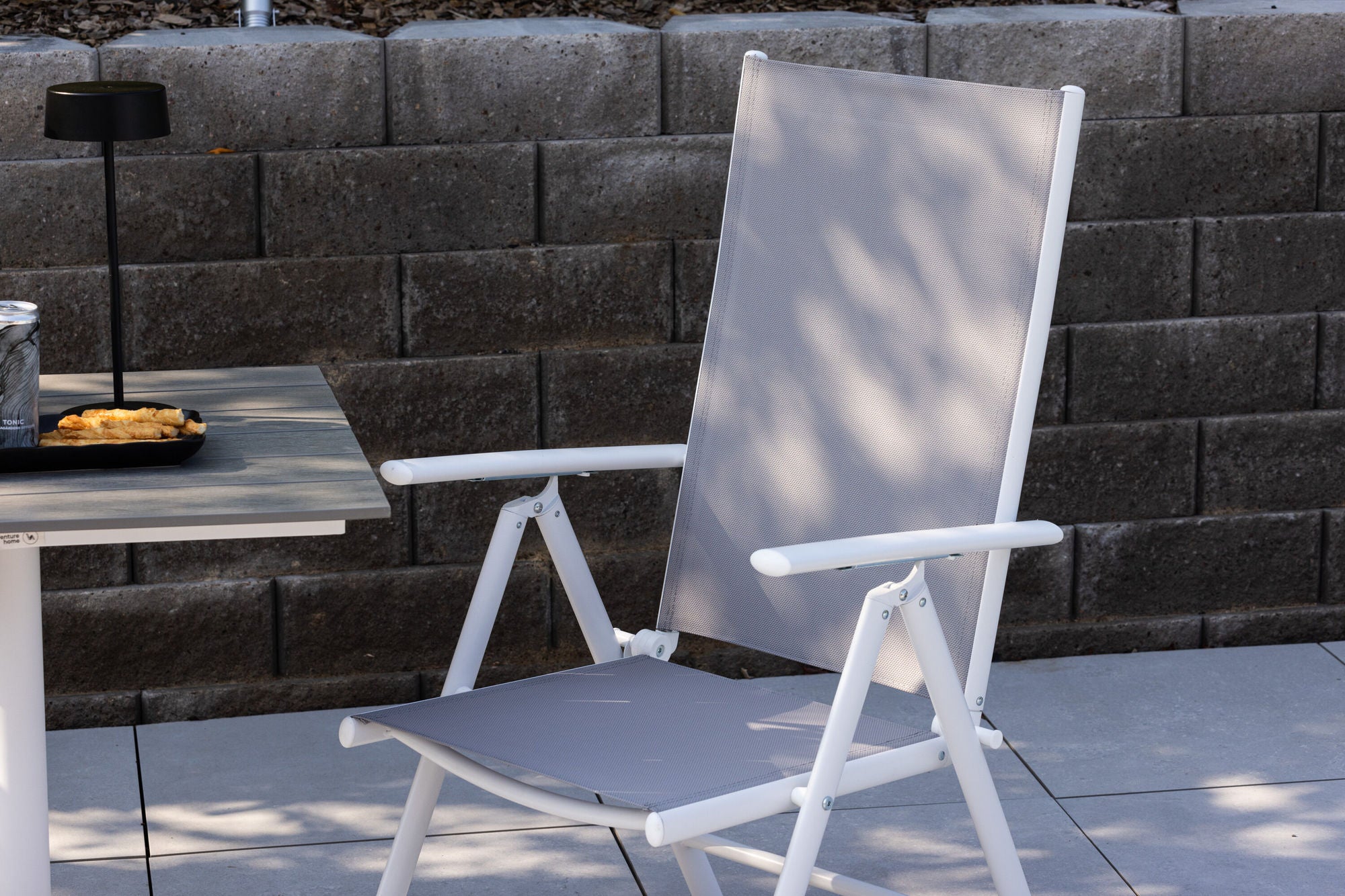 Venture Home Break 5:pos stol 2-pack - White/Grey