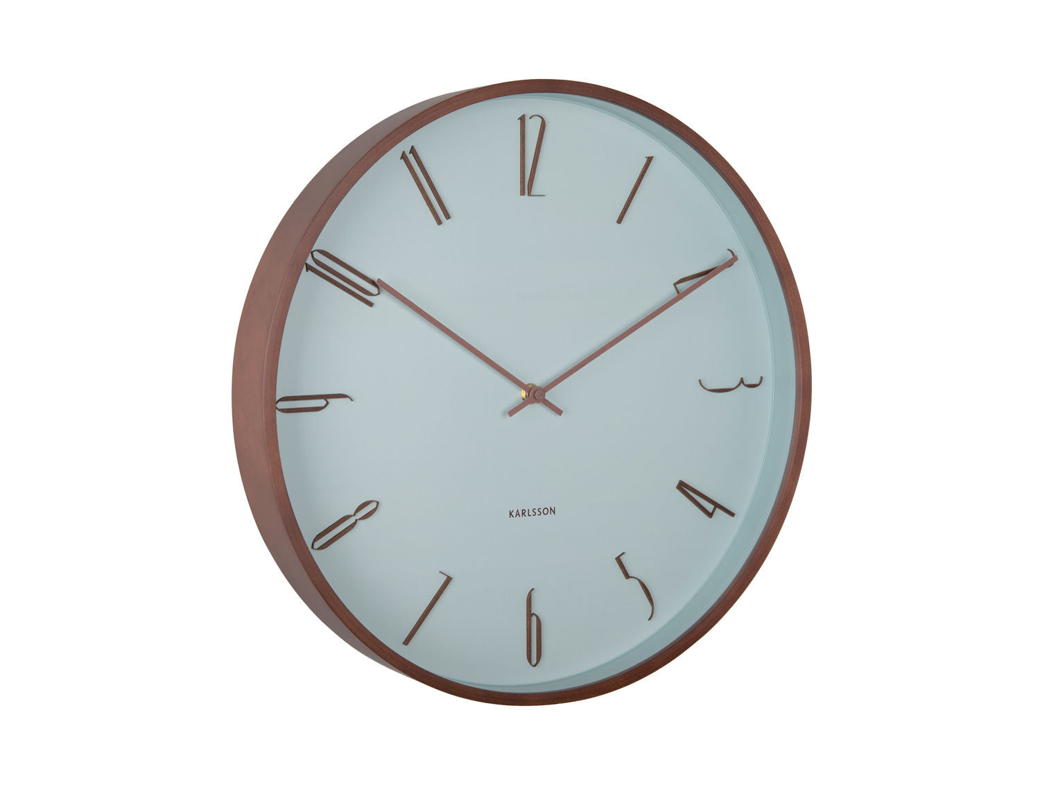 KARLSSON Wall clock Scandia misty blue