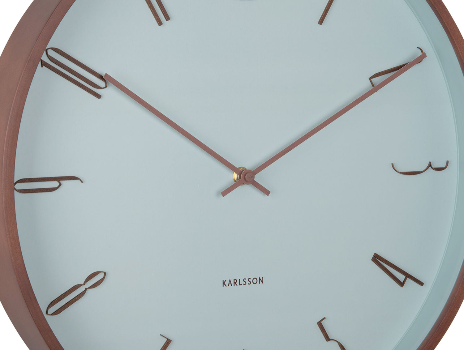 KARLSSON Wall clock Scandia misty blue