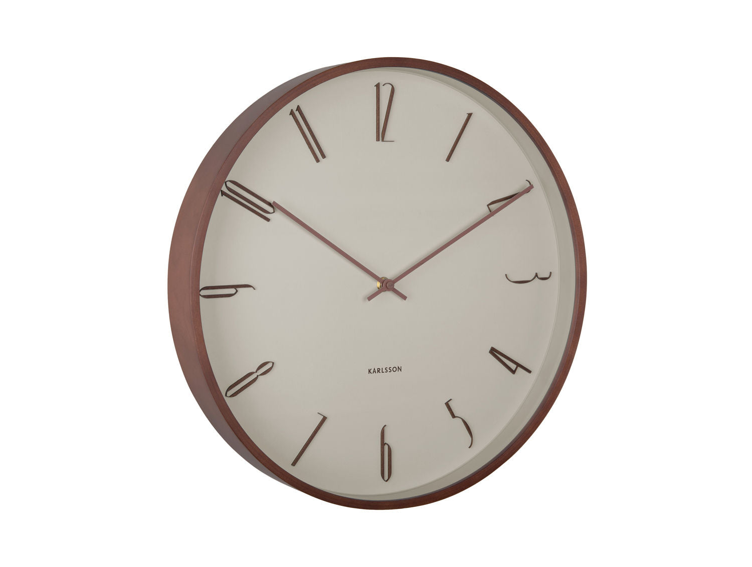 KARLSSON Wall clock Scandia warm grey
