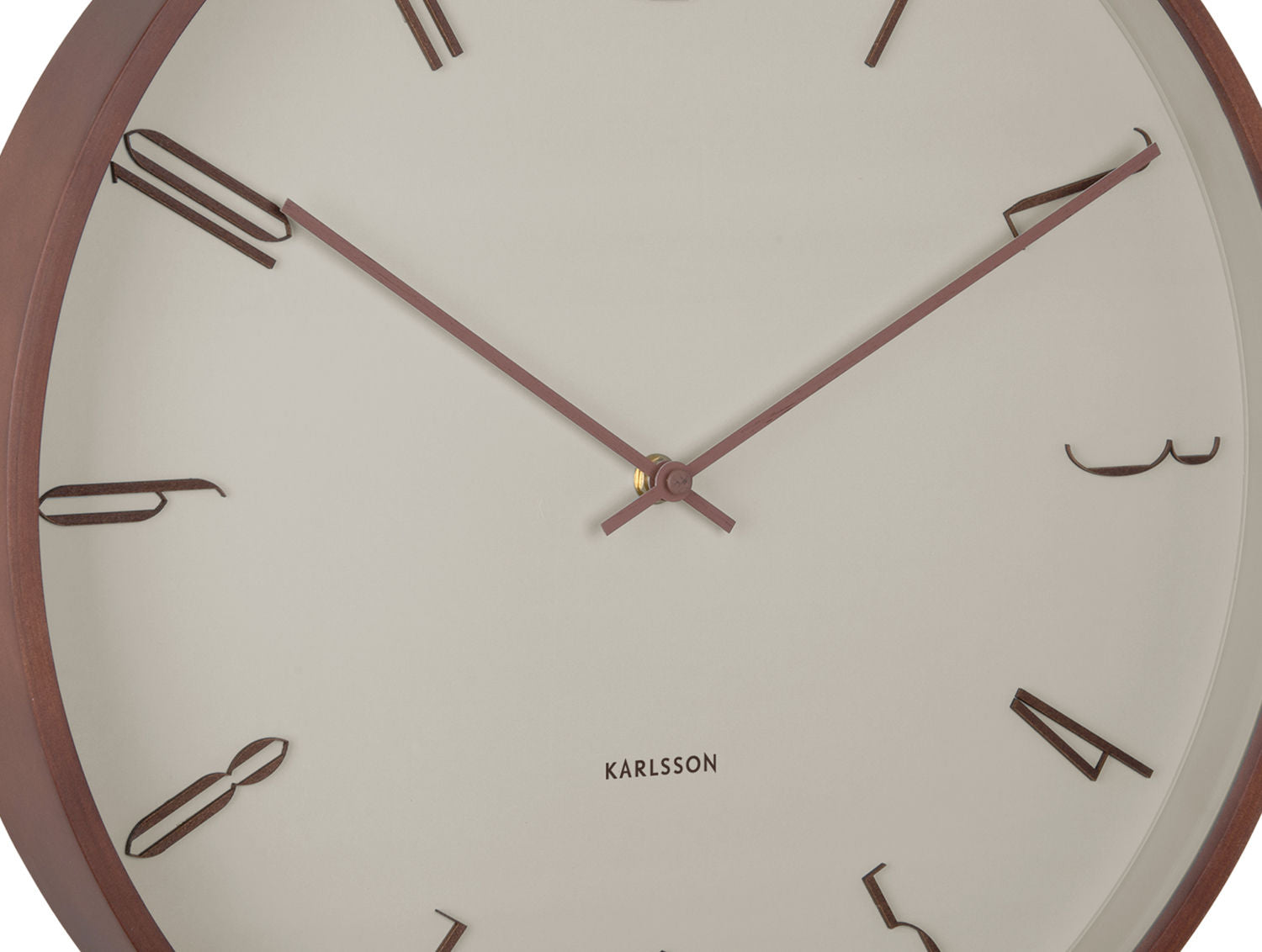 KARLSSON Wall clock Scandia warm grey