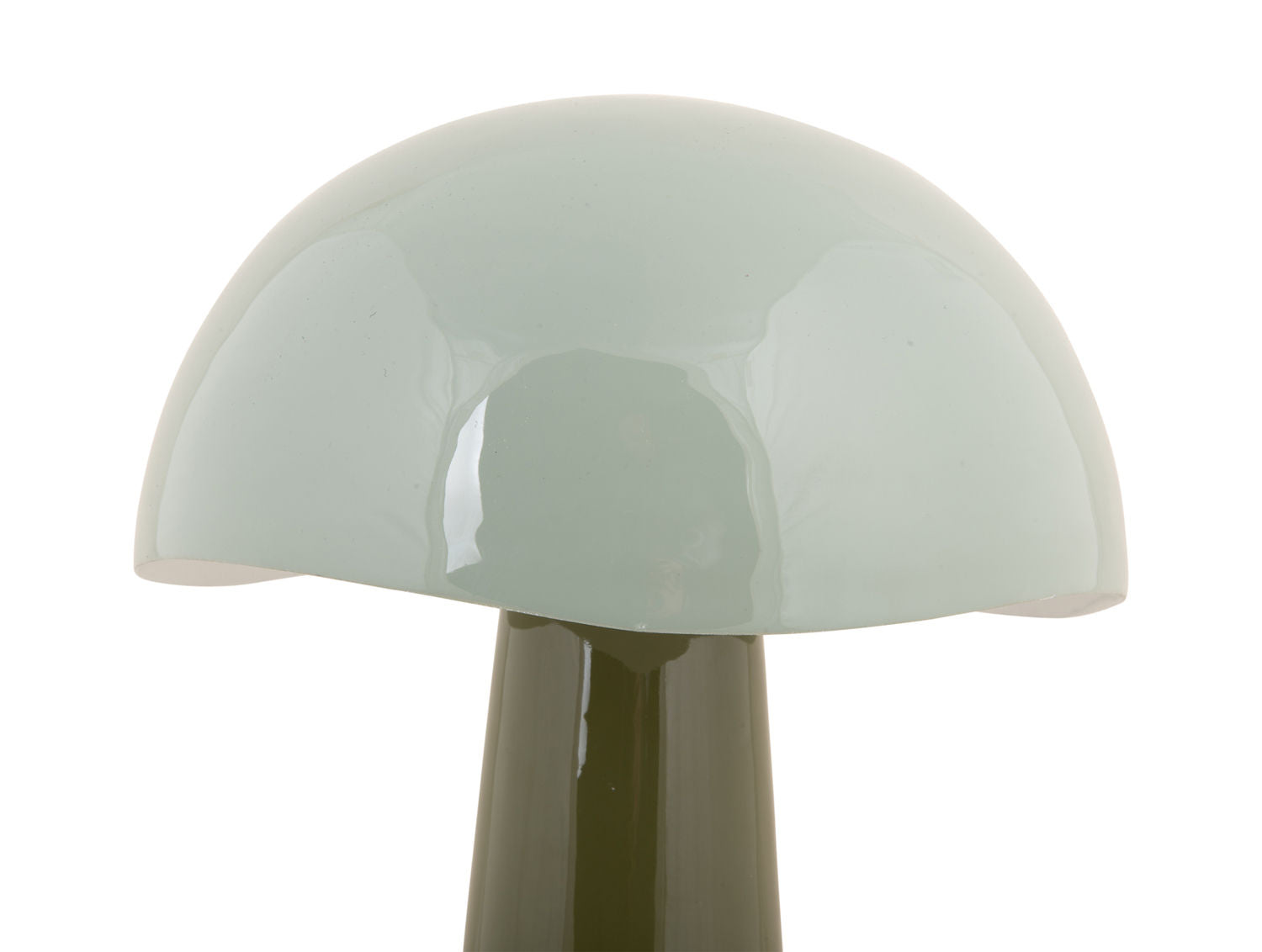 LEITMOTIV Table lamp Grato enamel jungle green w. grayed jade