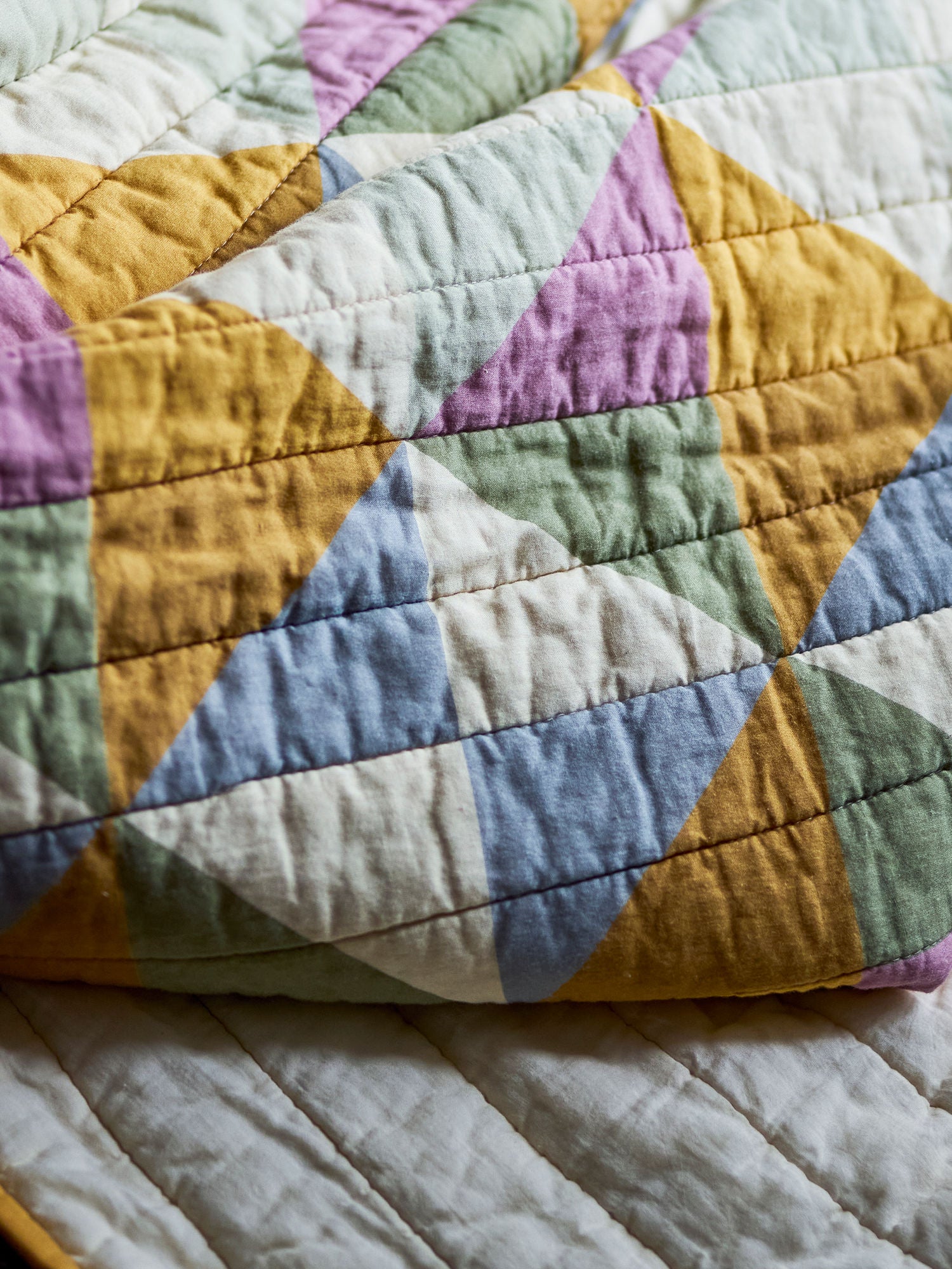 Bloomingville Crewe Quilt, Multifarvet, Bomuld OEKO-TEX®