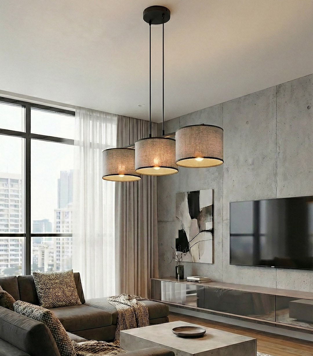 ECO 3 BL GRÅ Loftlampe