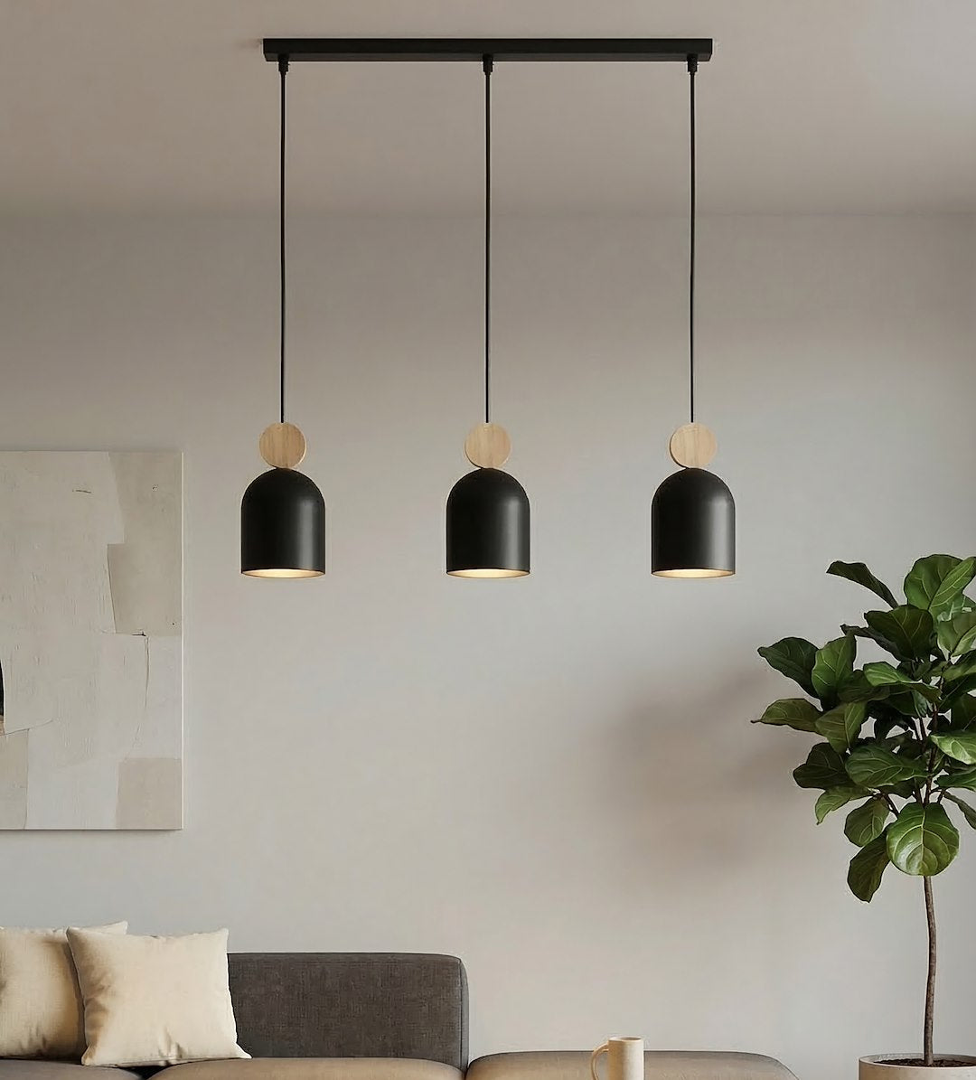 MESI 3 SORT Loftlampe