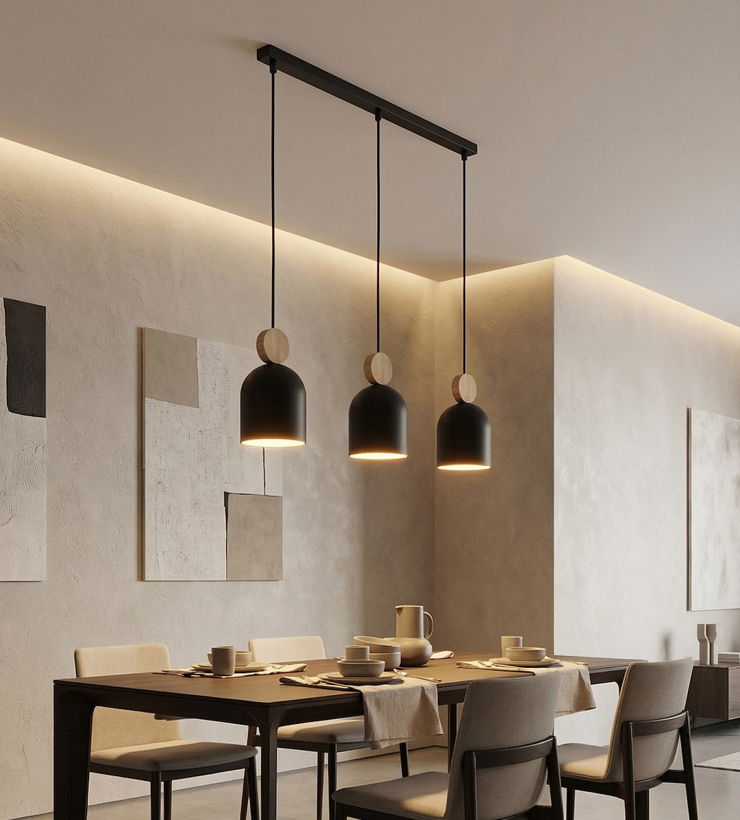 MESI 3 SORT Loftlampe