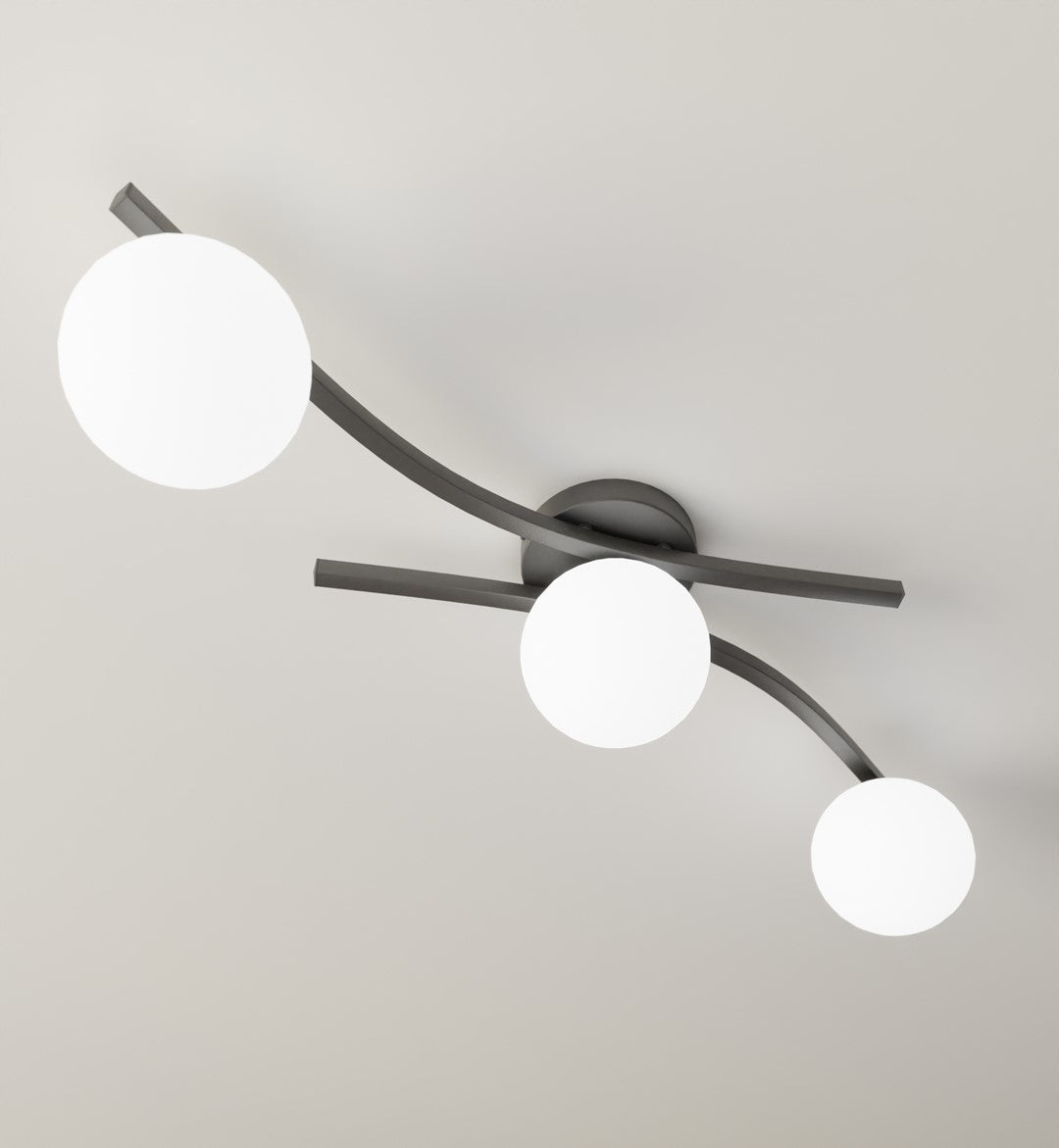 OPUS 3 BL OPAL Loftlampe