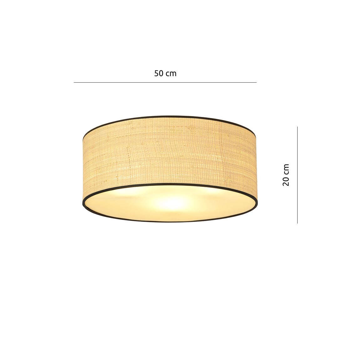 ASTON 3 rattan loftlampe