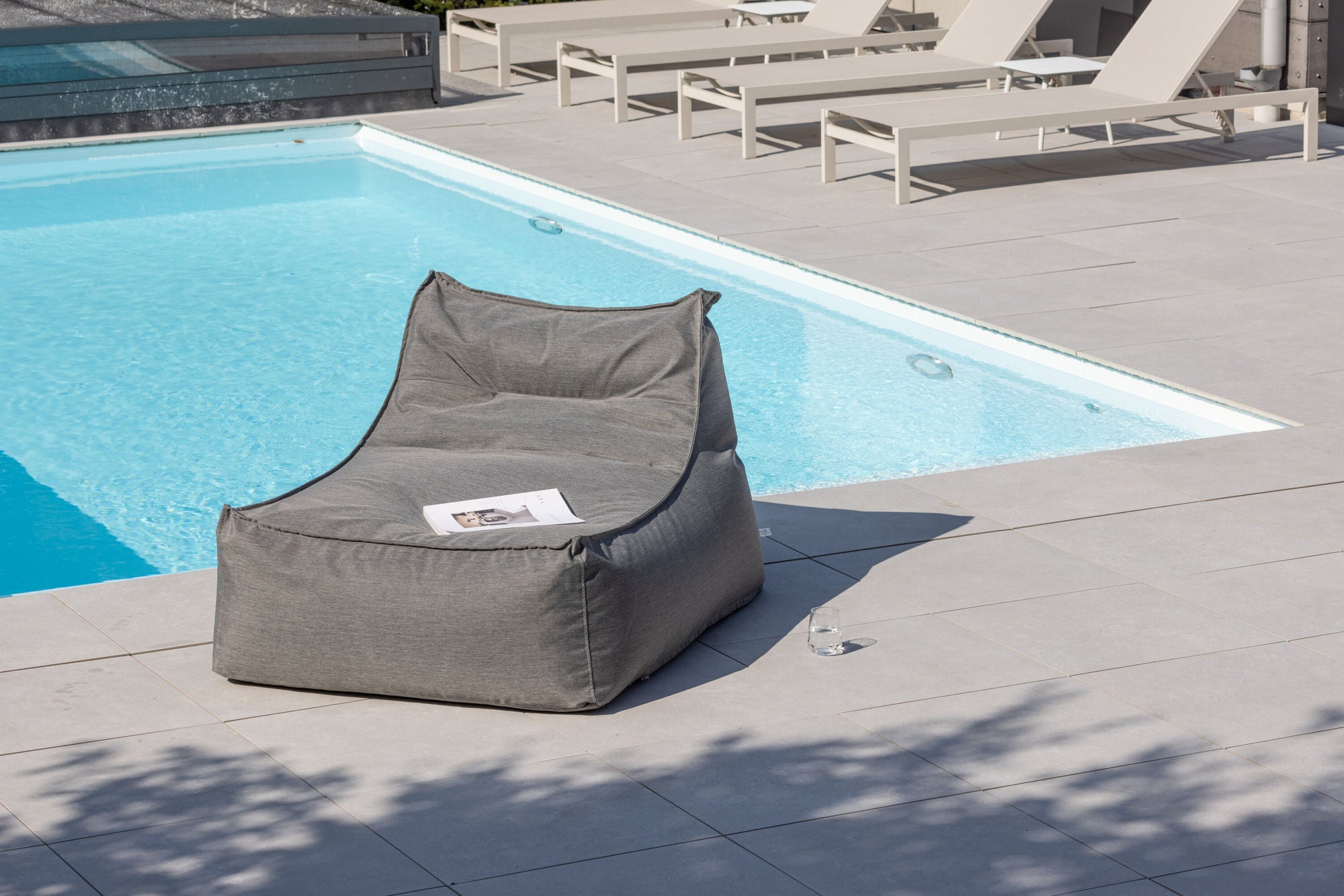 Venture Home Redang Relaxbag Fabric - Dark grey / 94*94*75