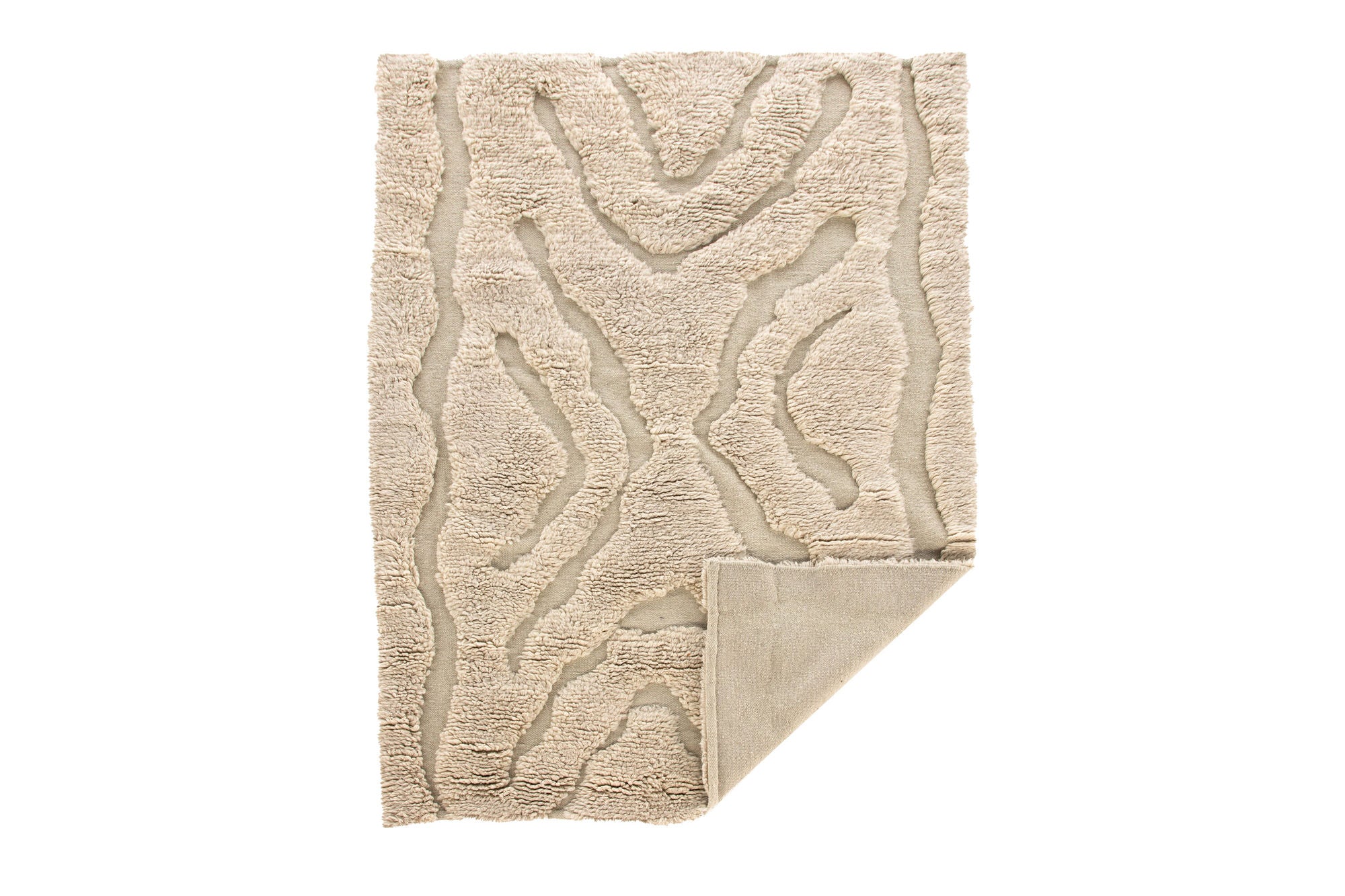 Vind Trondheim x Josefin Lustig - Carpet - Beige/White - Wool - 200*300