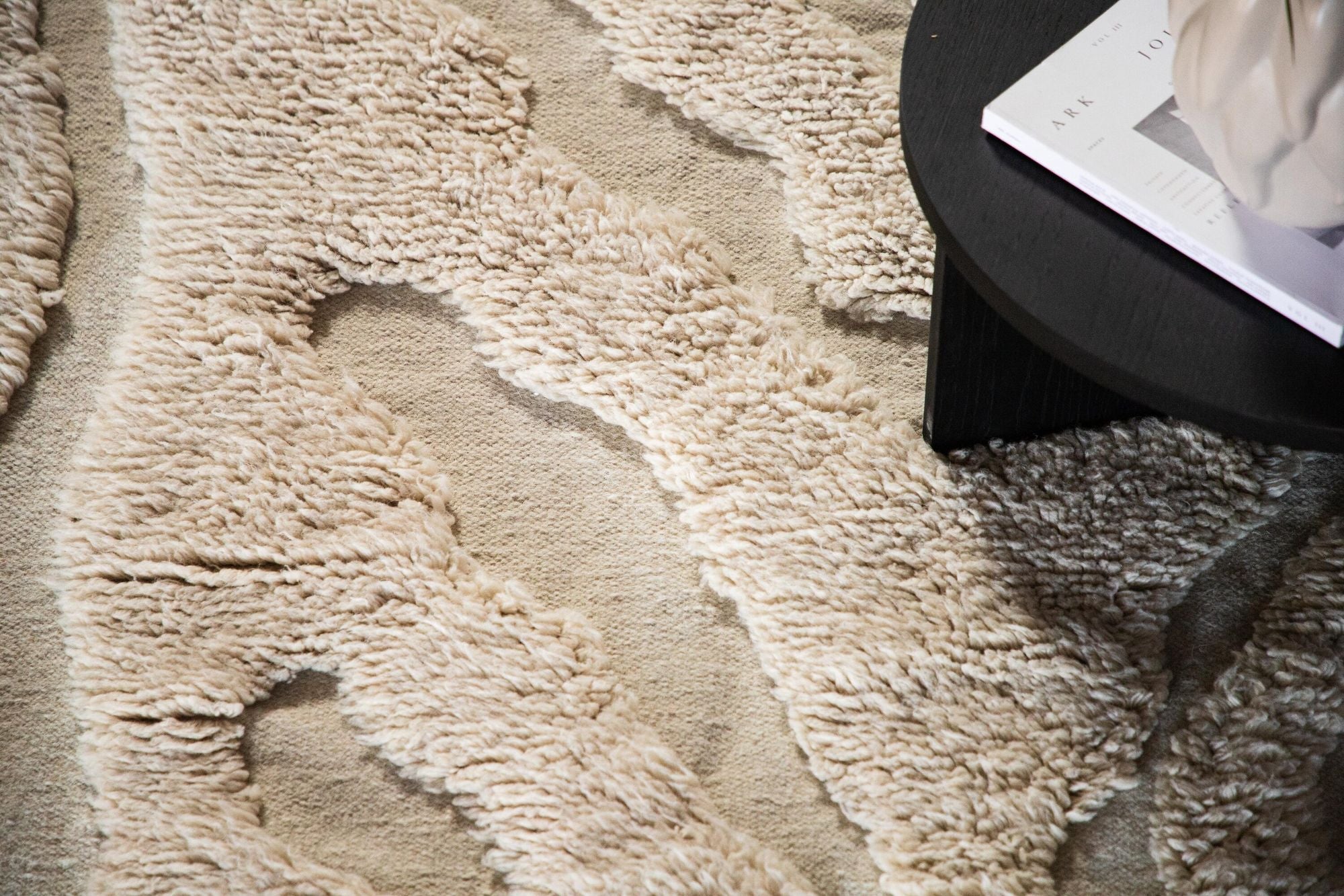 Vind Trondheim x Josefin Lustig - Carpet - Beige/White - Wool - 200*300