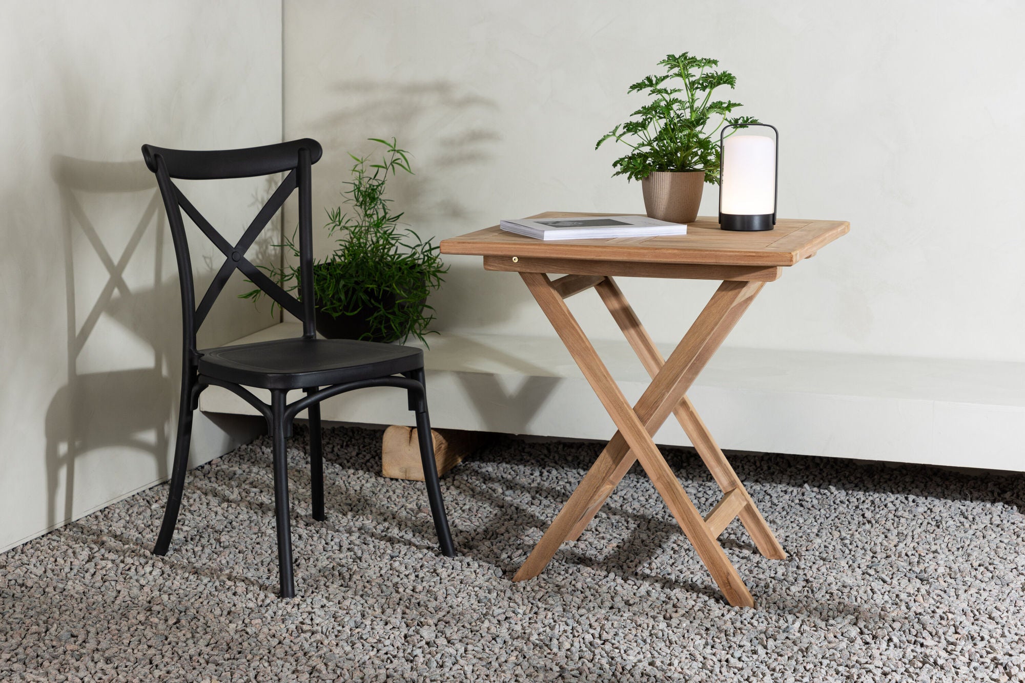 Venture Home Kenya - Cafe bord- Natural - Teak - 70*70cm