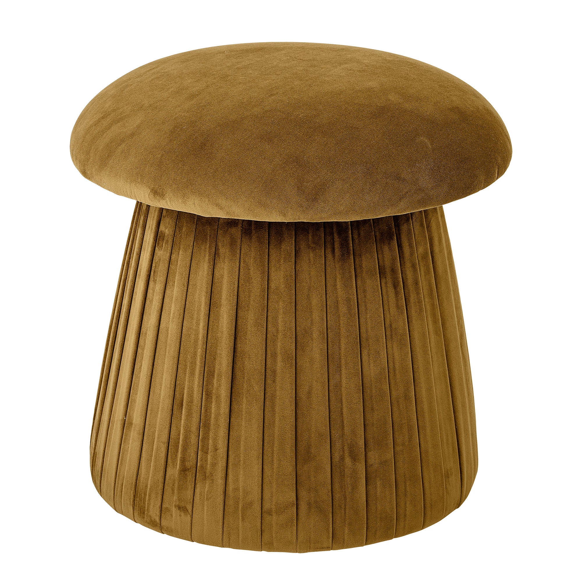 Bloomingville Roberta Puf, Gul, Polyester