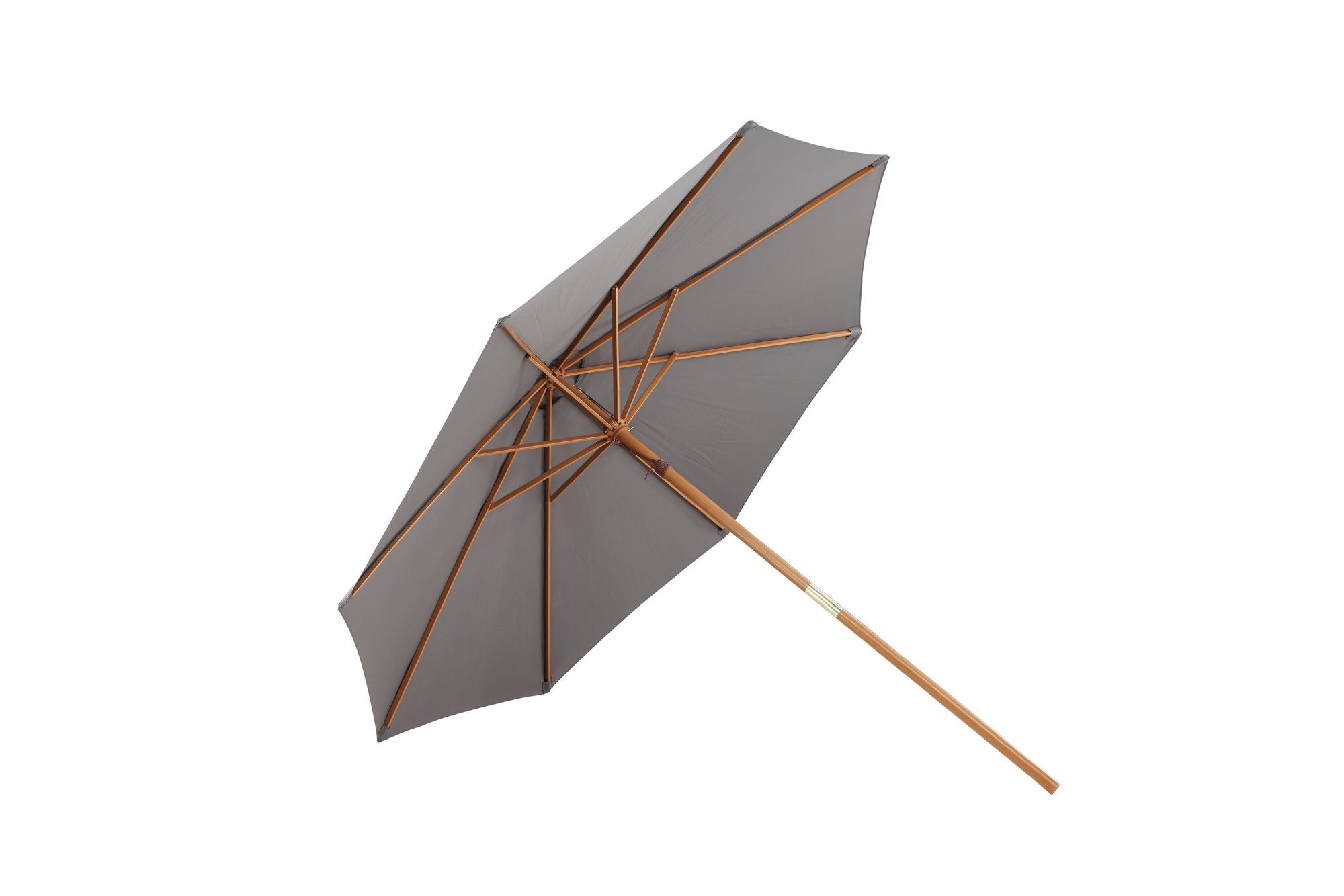 Venture Home Ixos Umbrella - ø300 - Wood / Grey Fabric