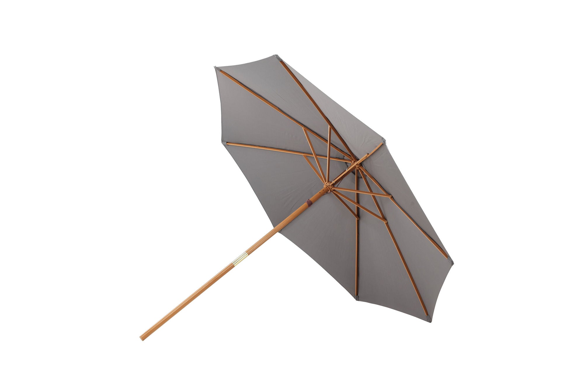 Venture Home Ixos Umbrella - ø300 - Wood / Grey Fabric