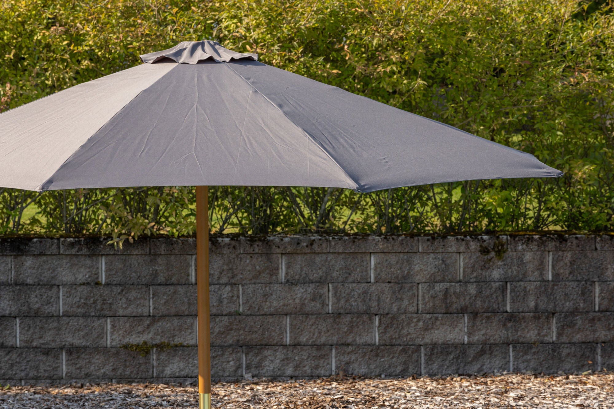 Venture Home Ixos Umbrella - ø300 - Wood / Grey Fabric