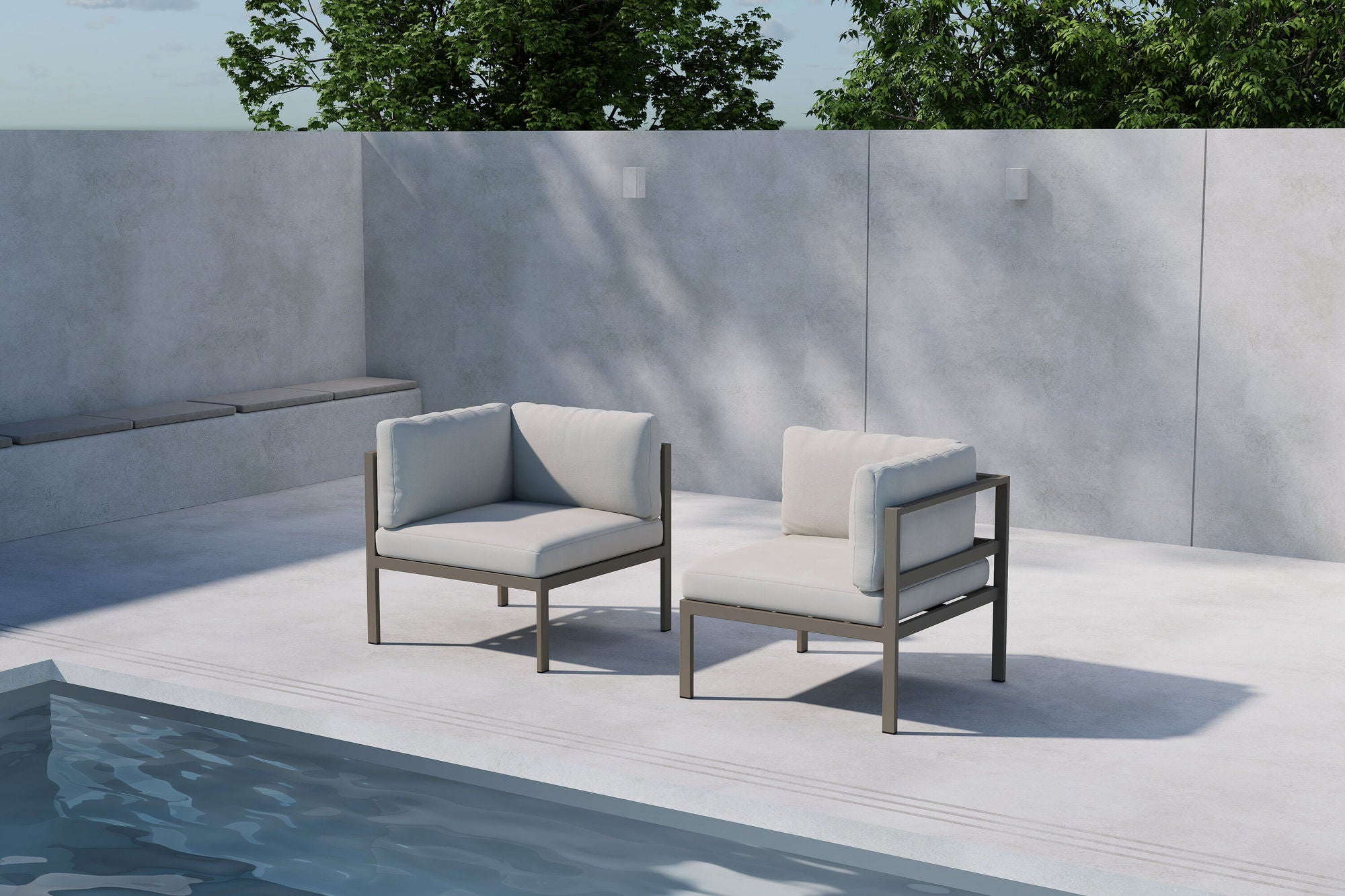 Venture Home Copacabana Sofa Module hjørne - Brown / Beige