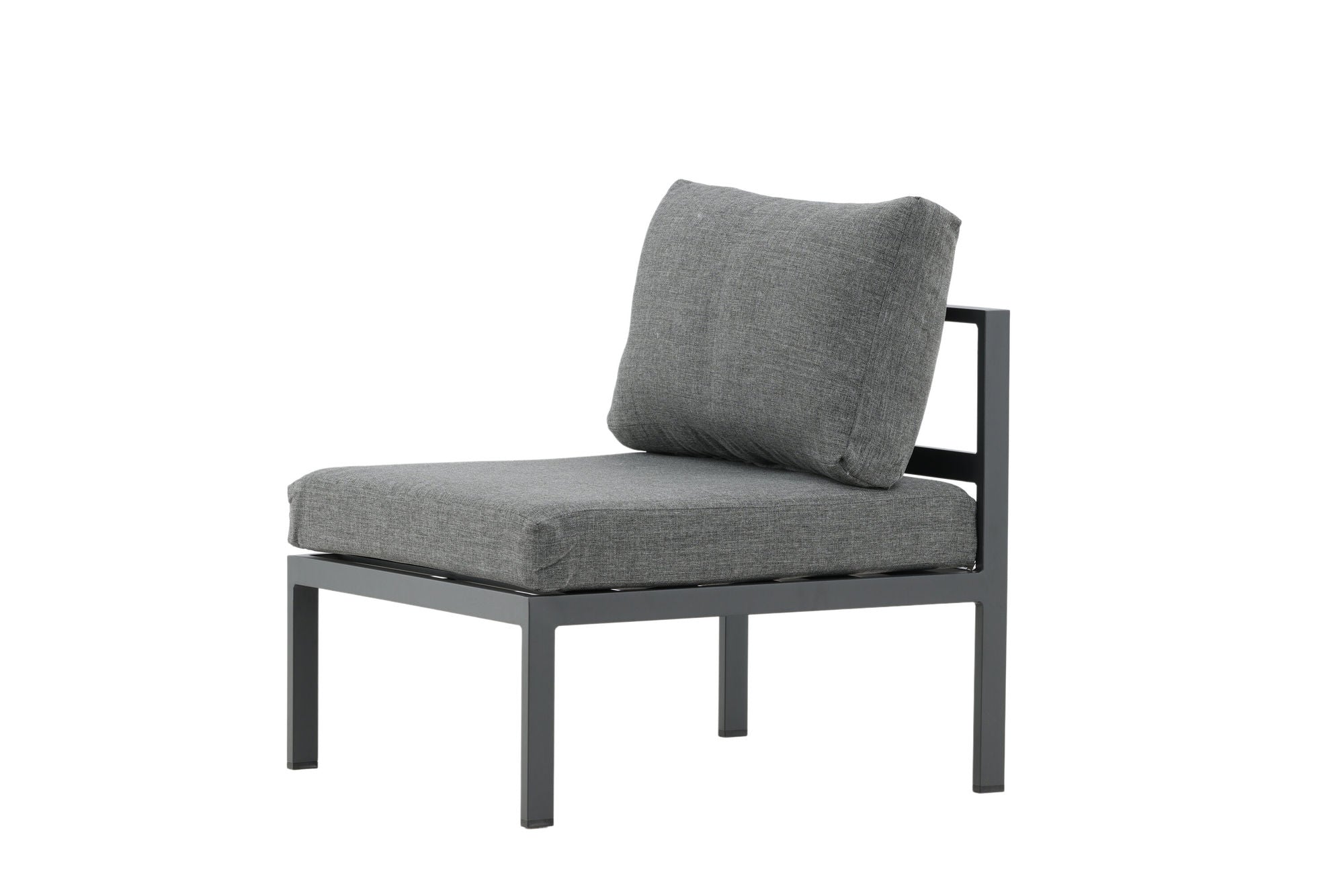 Venture Home Copacabana Middle Part - Black Alu / Grey Cushion