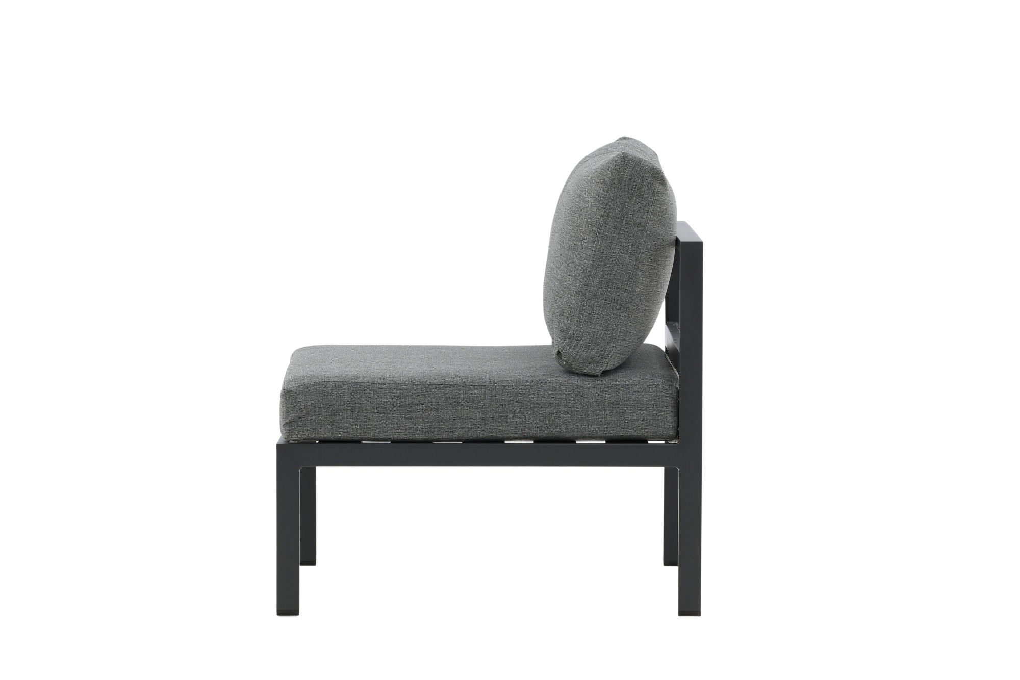Venture Home Copacabana Middle Part - Black Alu / Grey Cushion