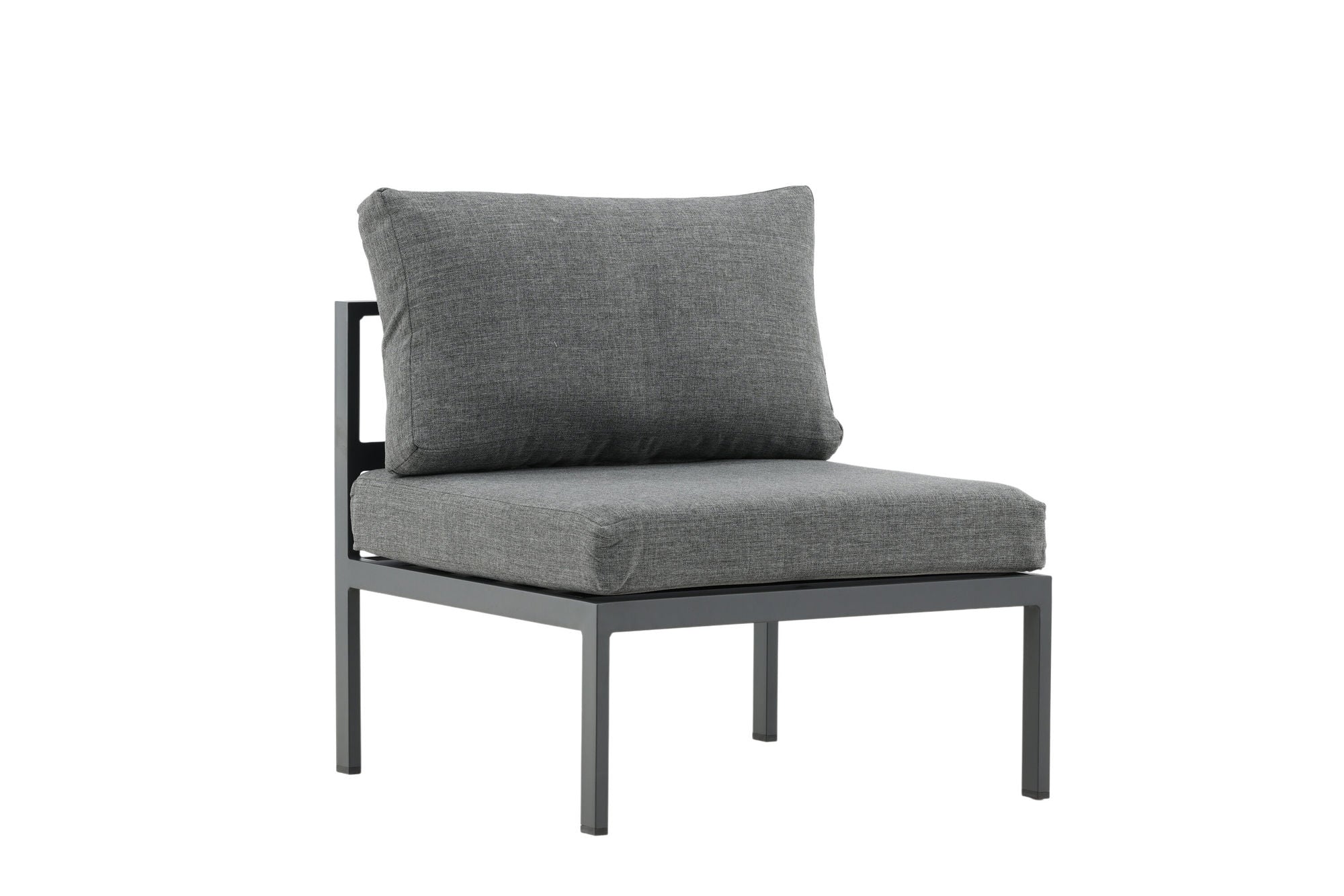 Venture Home Copacabana Middle Part - Black Alu / Grey Cushion