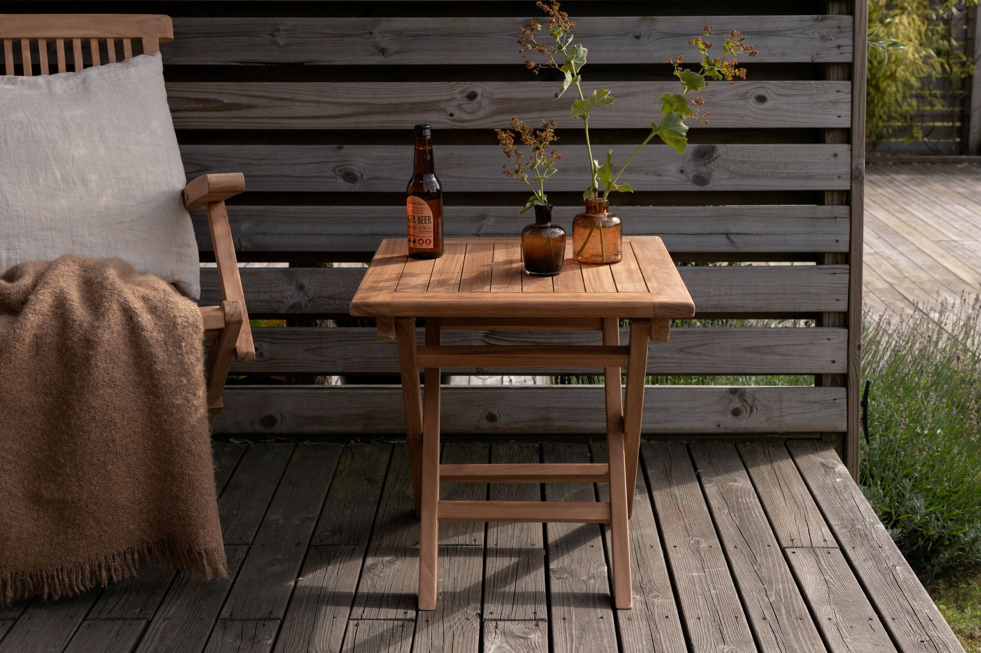 Venture Home Kenya - Lounge bord- Natural - Teak - 50*50Cm