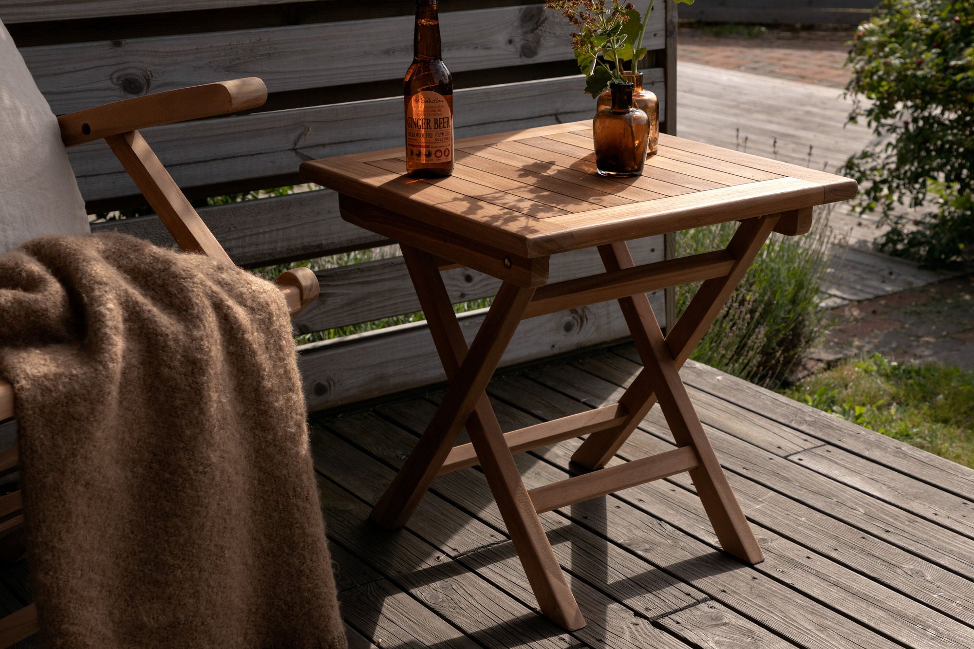 Venture Home Kenya - Lounge bord- Natural - Teak - 50*50Cm