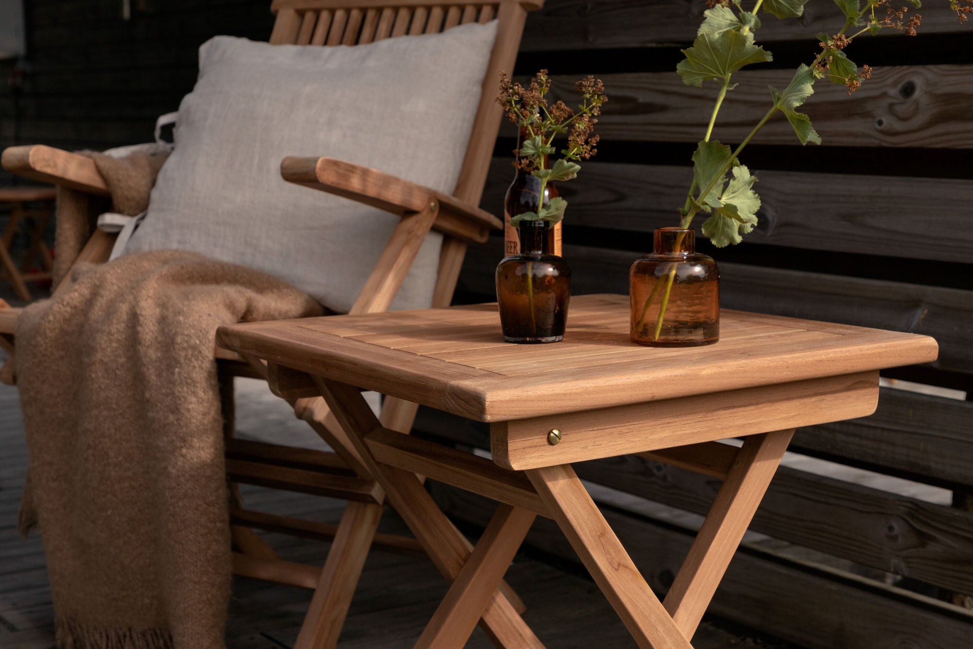Venture Home Kenya - Lounge bord- Natural - Teak - 50*50Cm