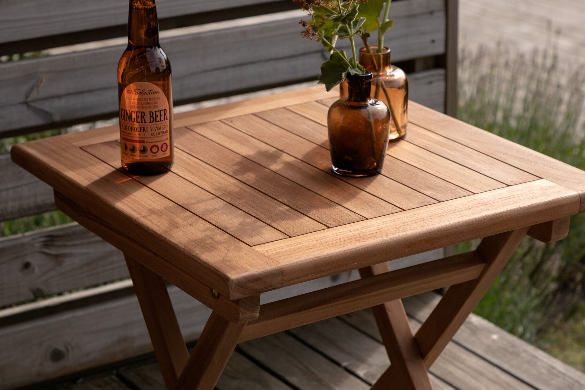Venture Home Kenya - Lounge bord- Natural - Teak - 50*50Cm