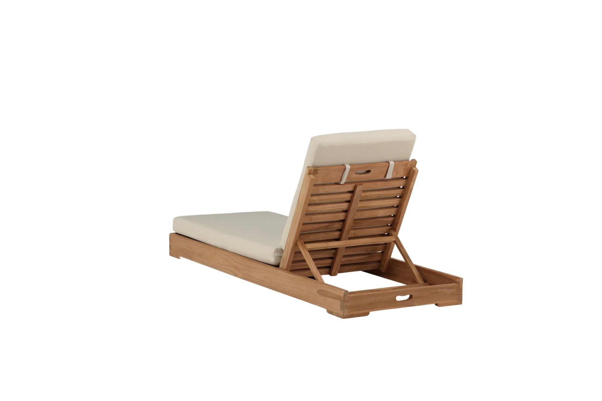 Venture Home Sunbed - Teak golden inc Beige Cushion