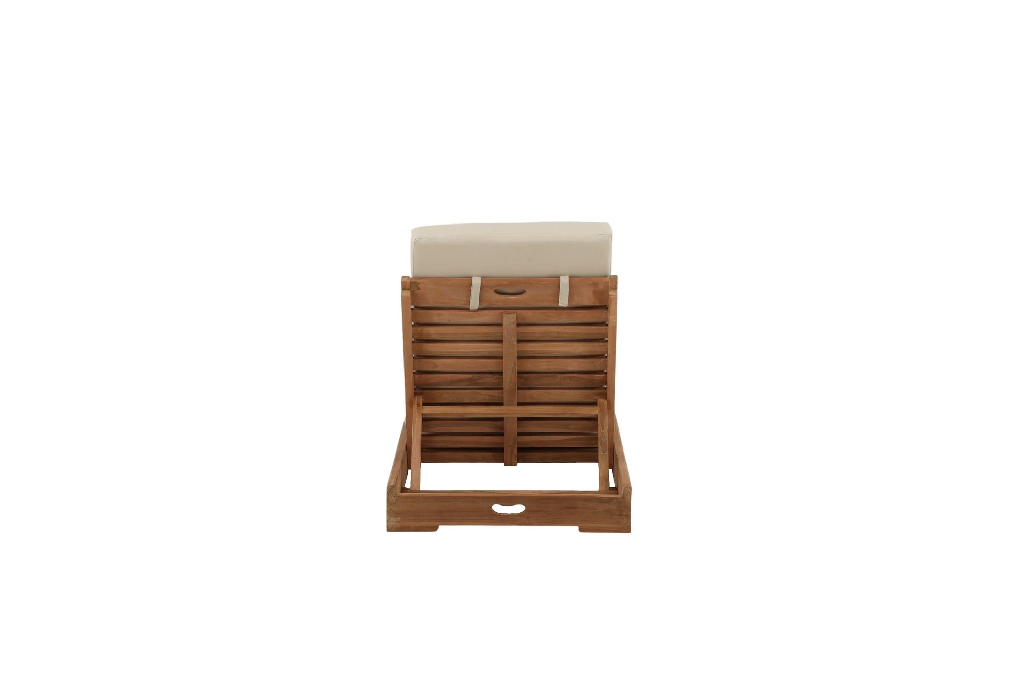 Venture Home Sunbed - Teak golden inc Beige Cushion