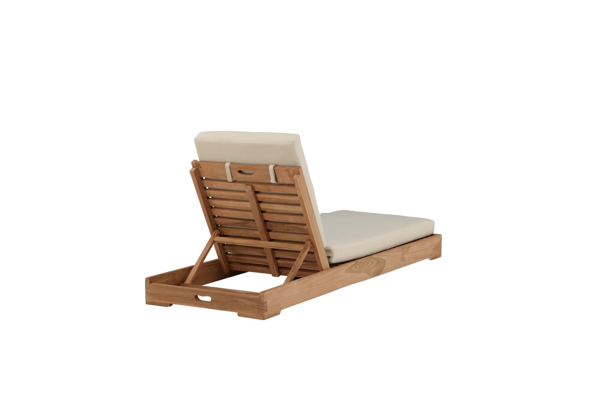 Venture Home Sunbed - Teak golden inc Beige Cushion