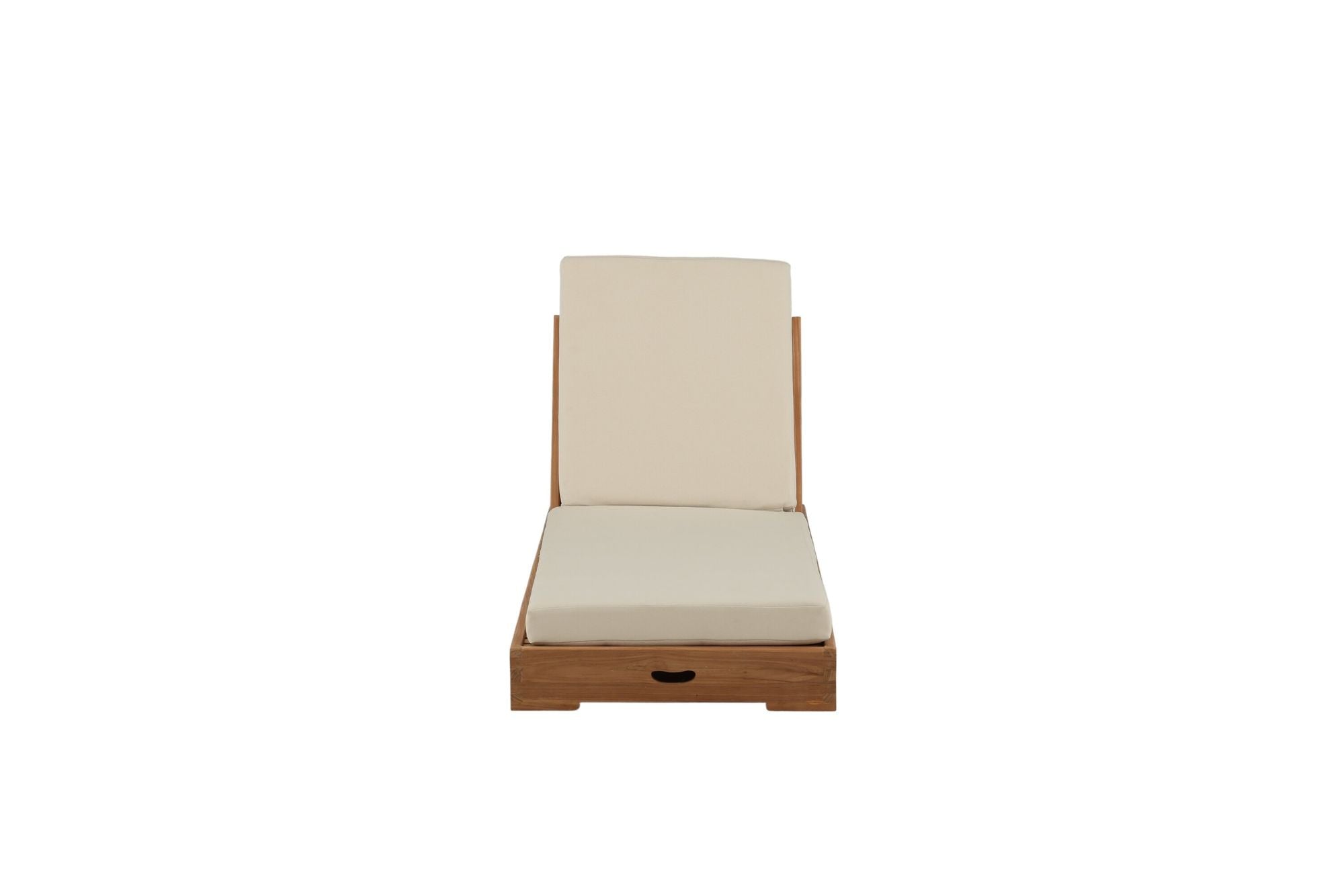 Venture Home Sunbed - Teak golden inc Beige Cushion