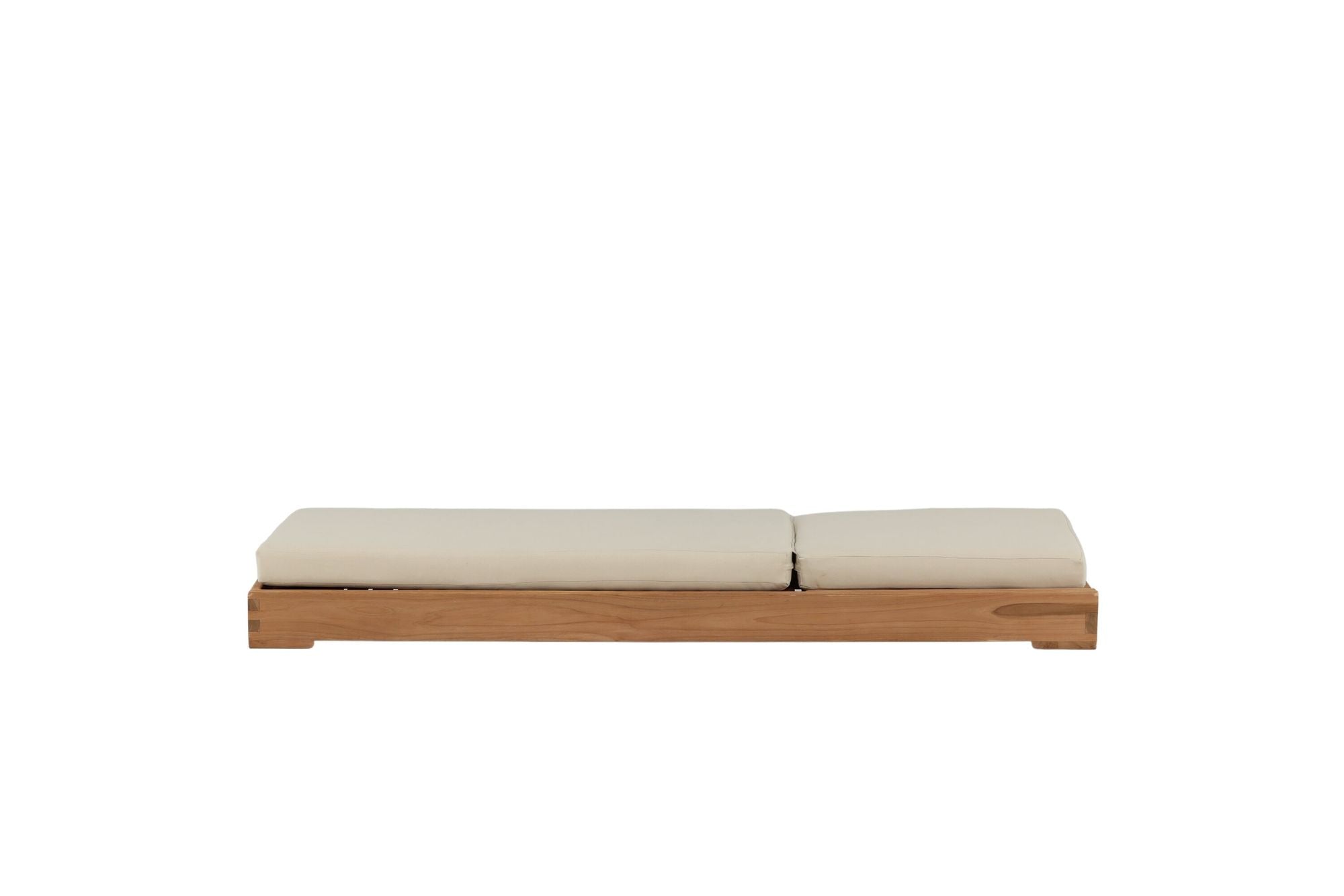Venture Home Sunbed - Teak golden inc Beige Cushion